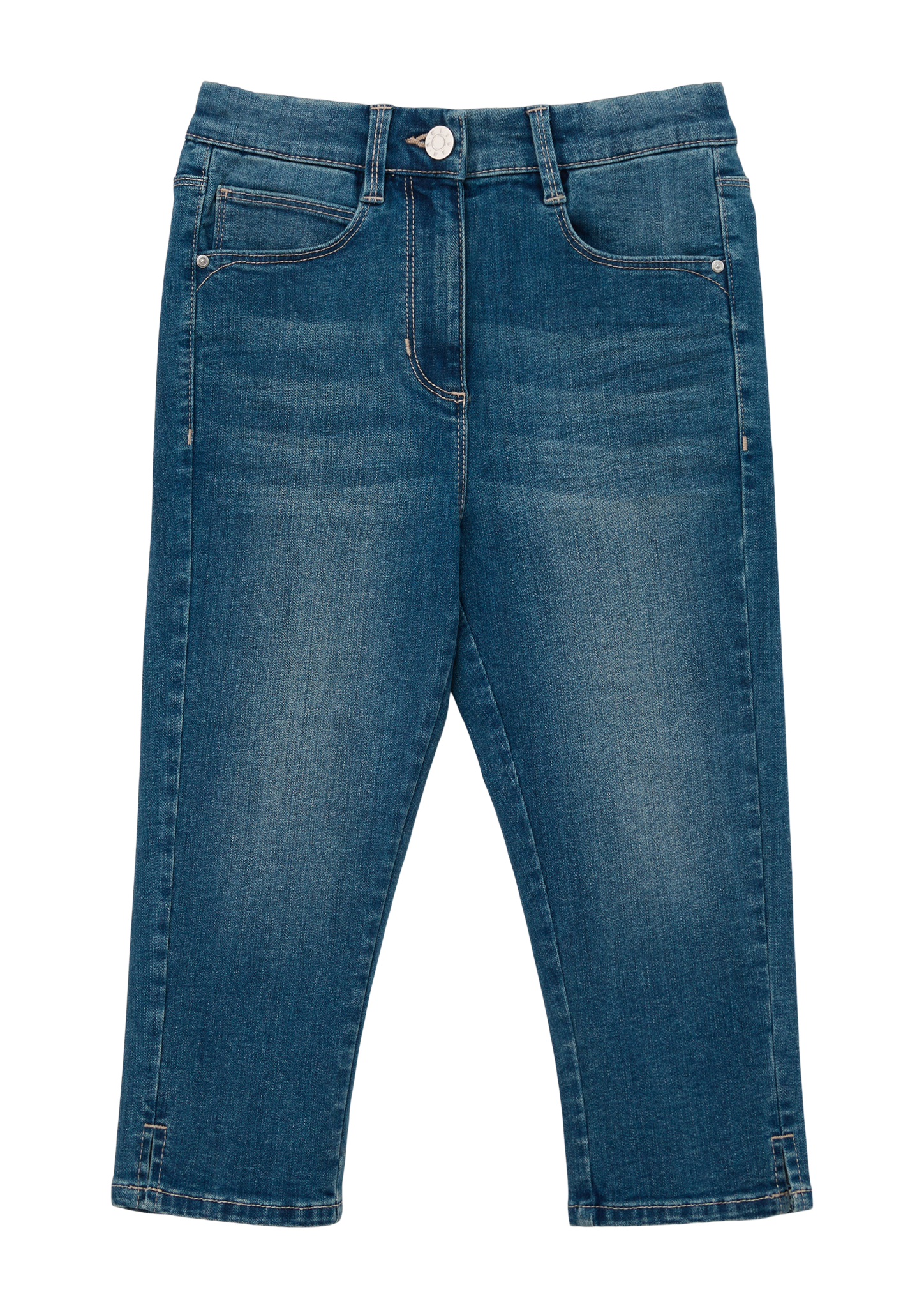 s.Oliver - Capri-Jeans Skinny Suri / Skinny Fit / High Rise / Skinny Leg, Mädchen, blau