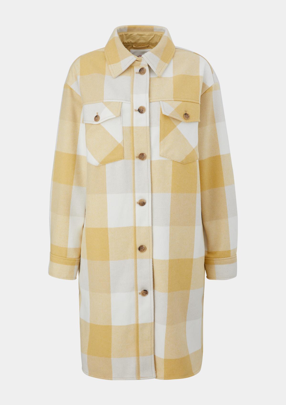 s.Oliver Long shirt with a check pattern