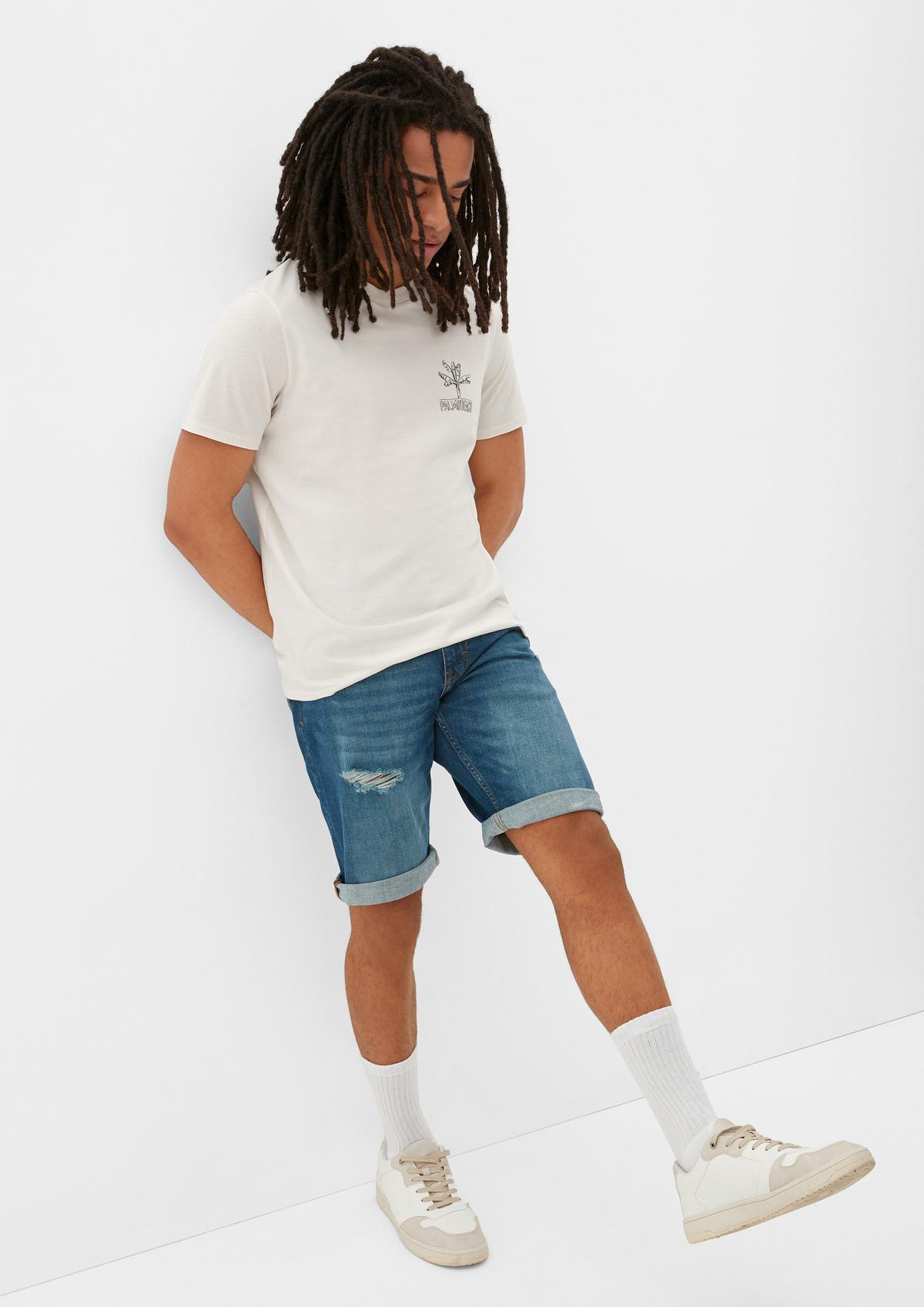 s.Oliver Regular fit: shorts in a denim look