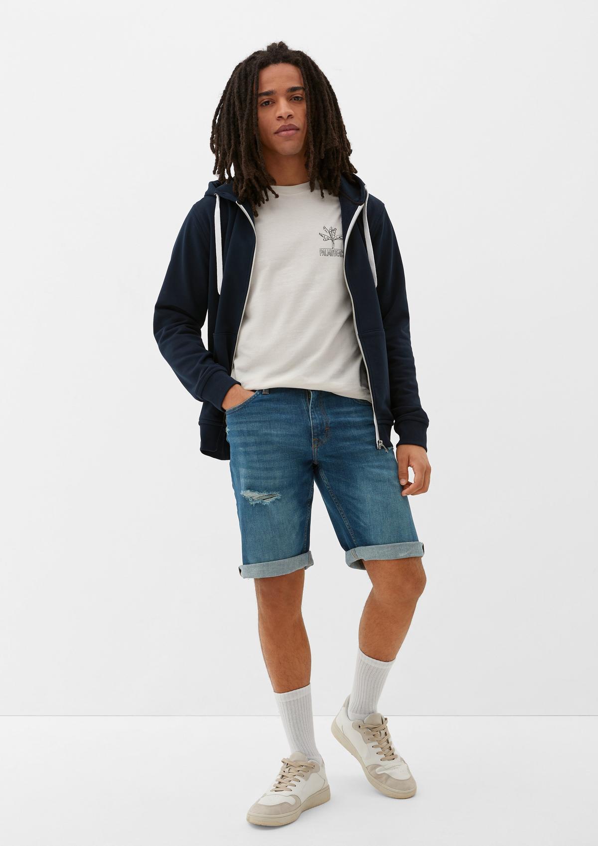 s.Oliver Regular fit: denim shorts in a vintage look