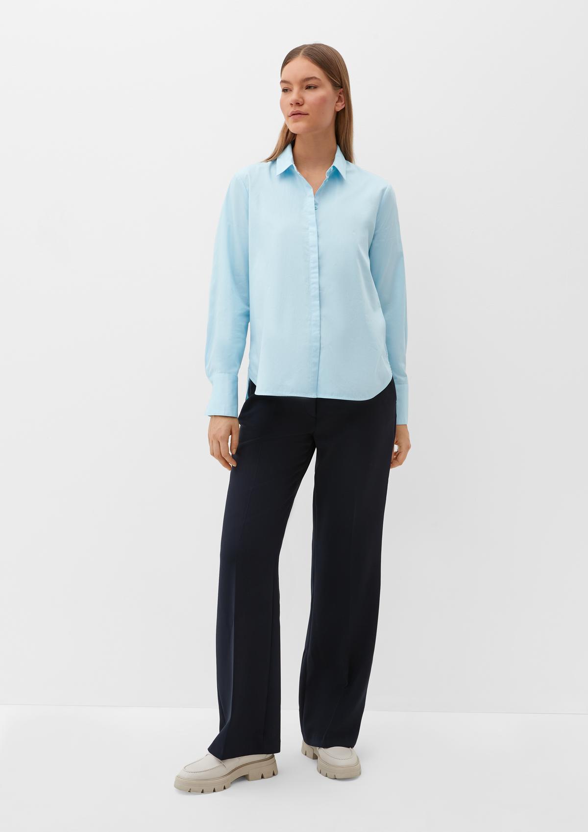 s.Oliver Blouse with a concealed button placket