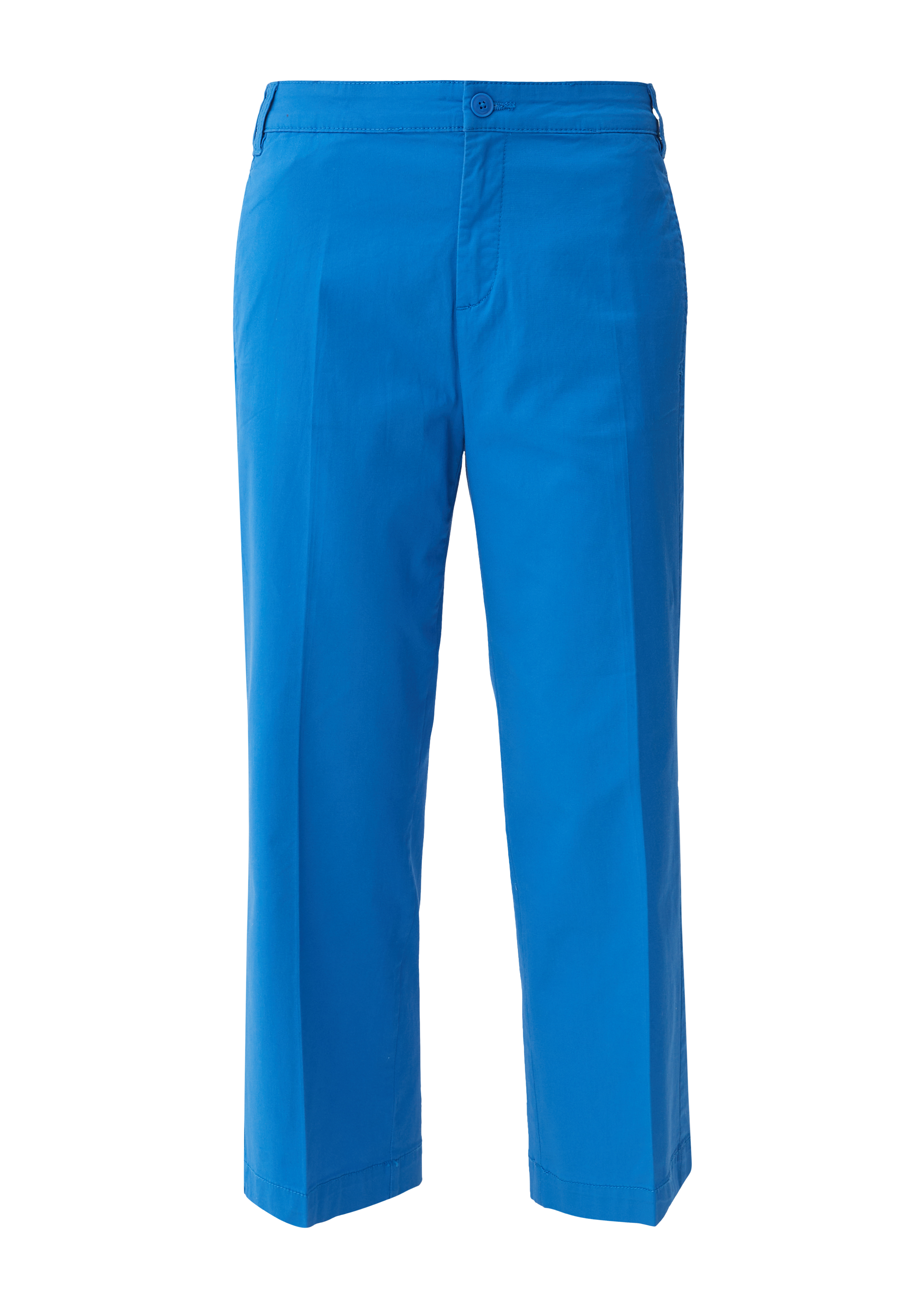 s.Oliver - Regular: Culotte mit High Rise-Bund, Damen, blau