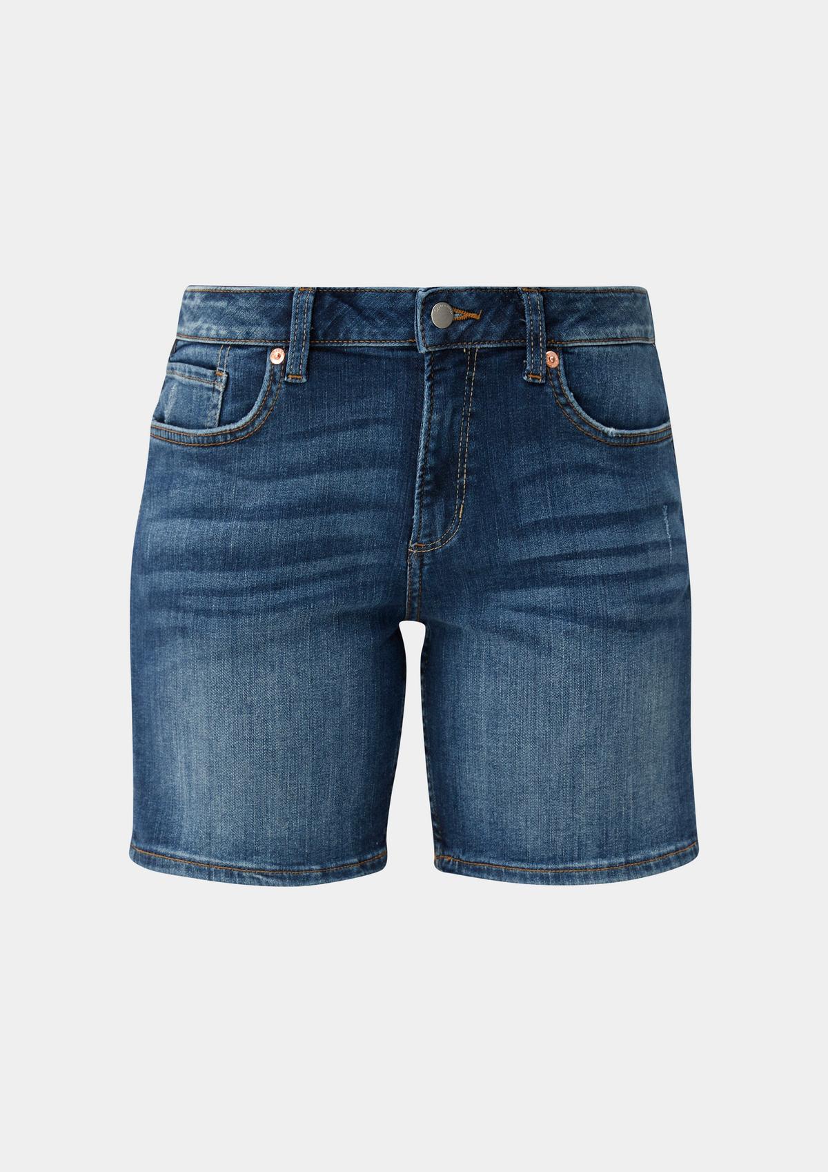 s.Oliver Jeans-Shorts Abby / Slim Fit / Mid Rise / Slim Leg