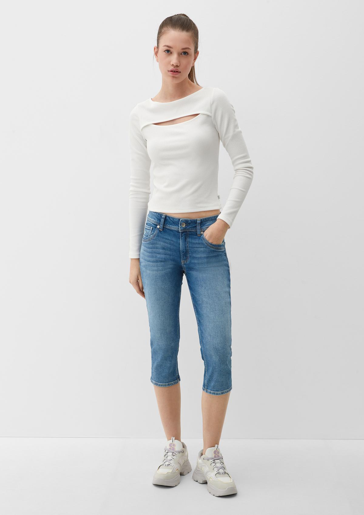s.Oliver Capri-jeans Catie / slim fit / mid rise / slim leg
