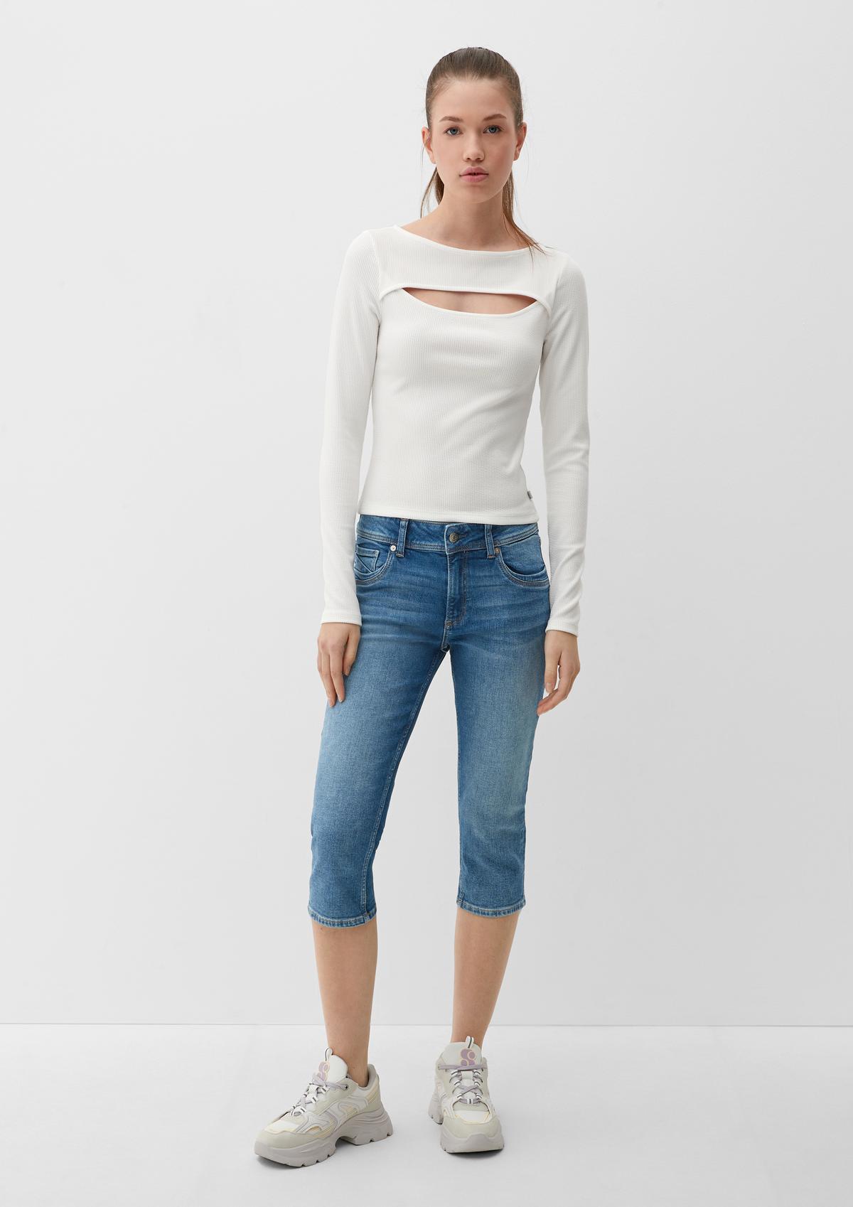 s.Oliver Capri-jeans Catie / slim fit / mid rise / slim leg