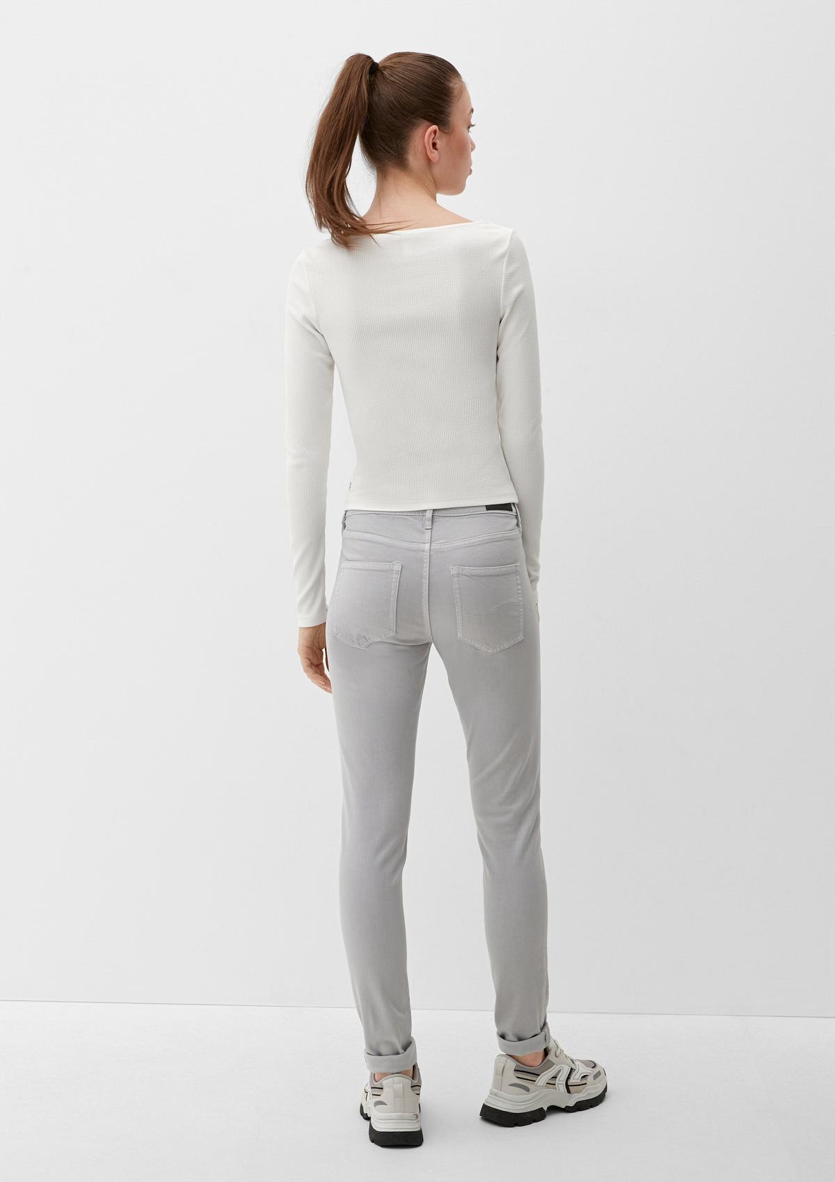 Skinny design in five-pocket jeans rose soft fit: - a
