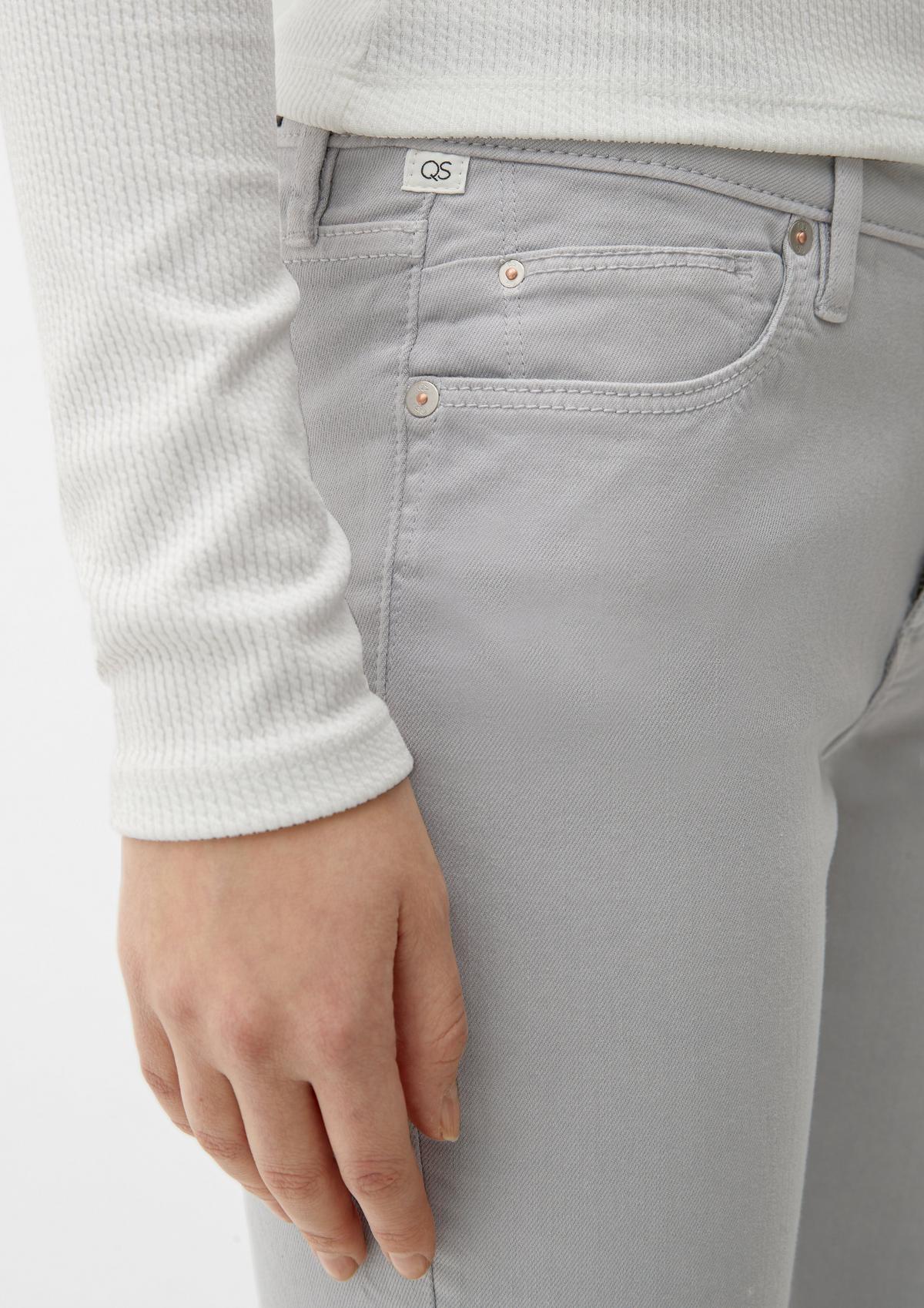 Skinny fit: jeans in a five-pocket design - soft rose