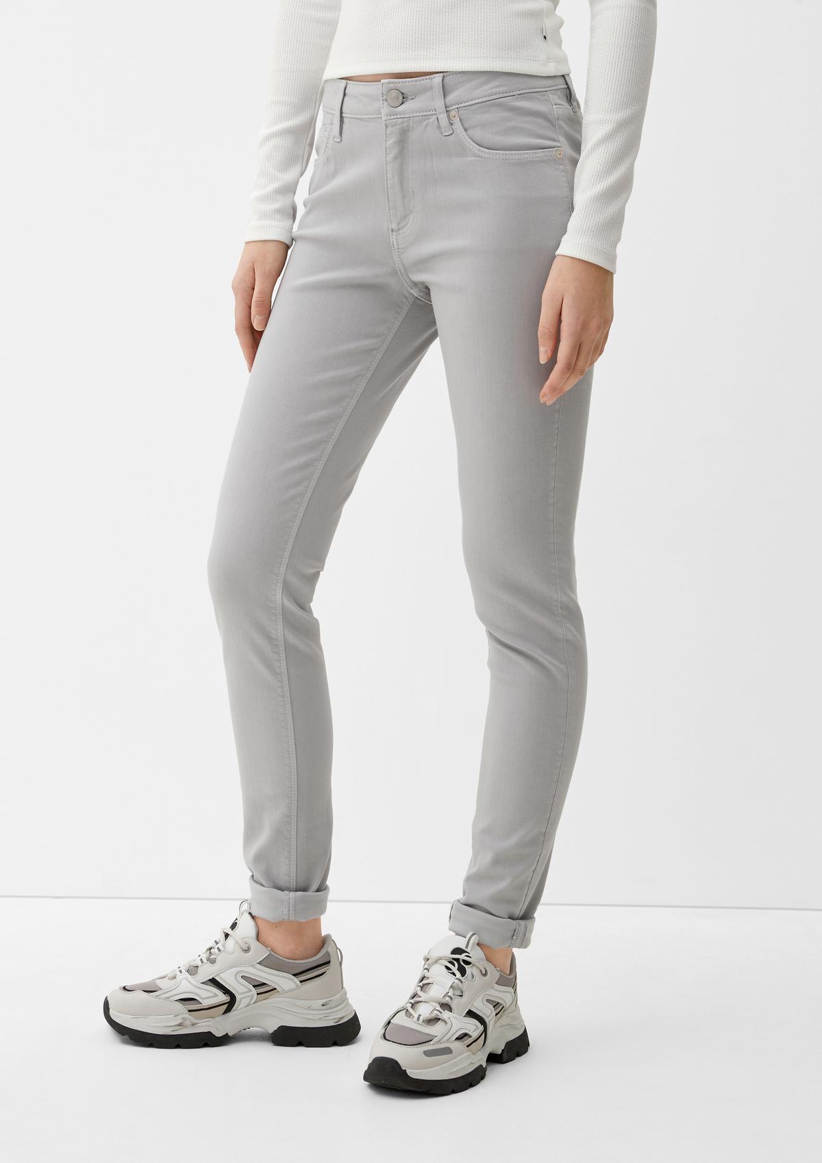 in fit: five-pocket design Skinny jeans soft rose a -