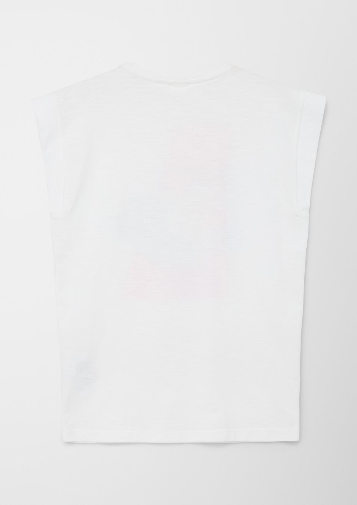 s.Oliver T-shirt met kapmouwen