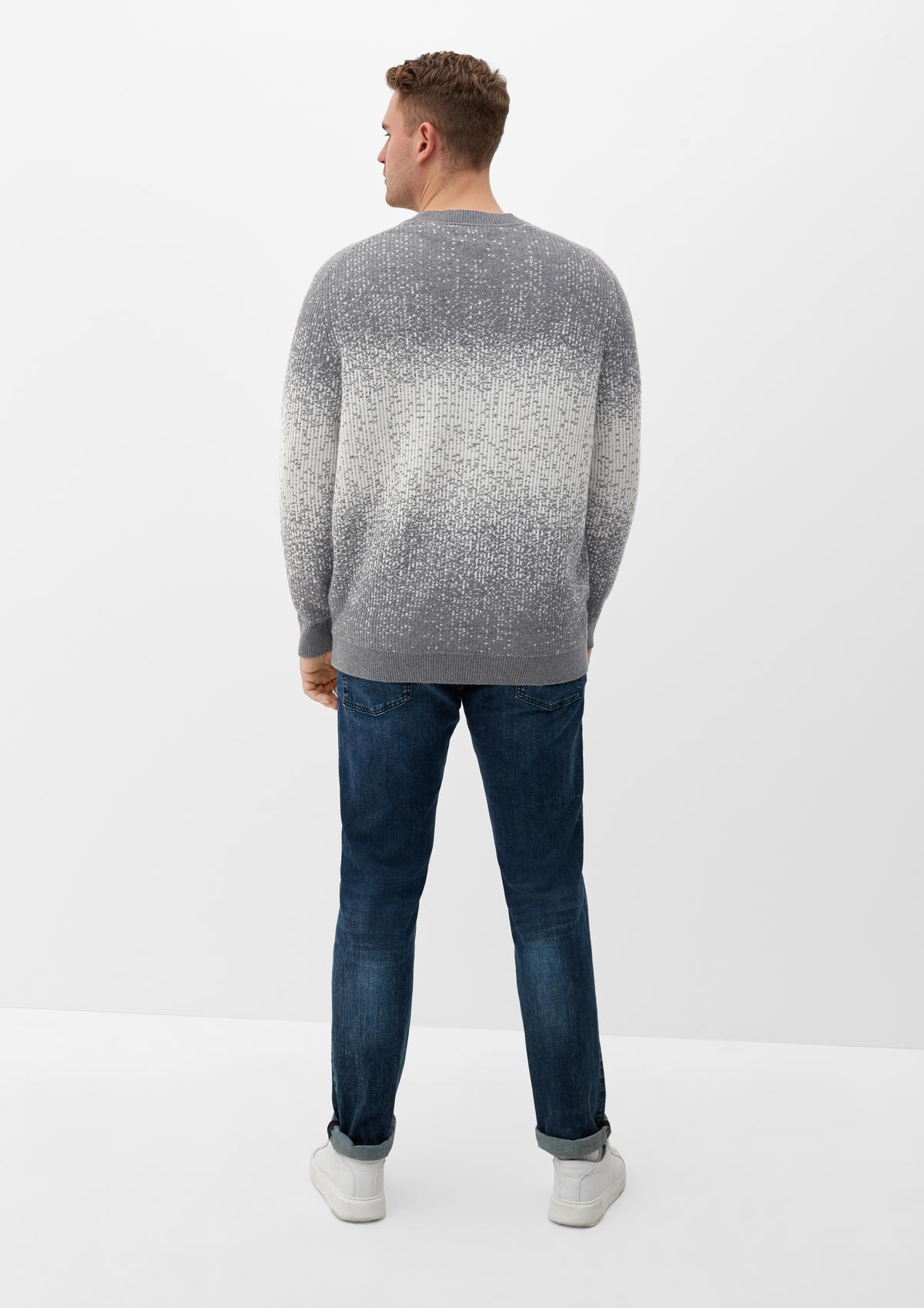 s.Oliver Knitted jumper in a jacquard design