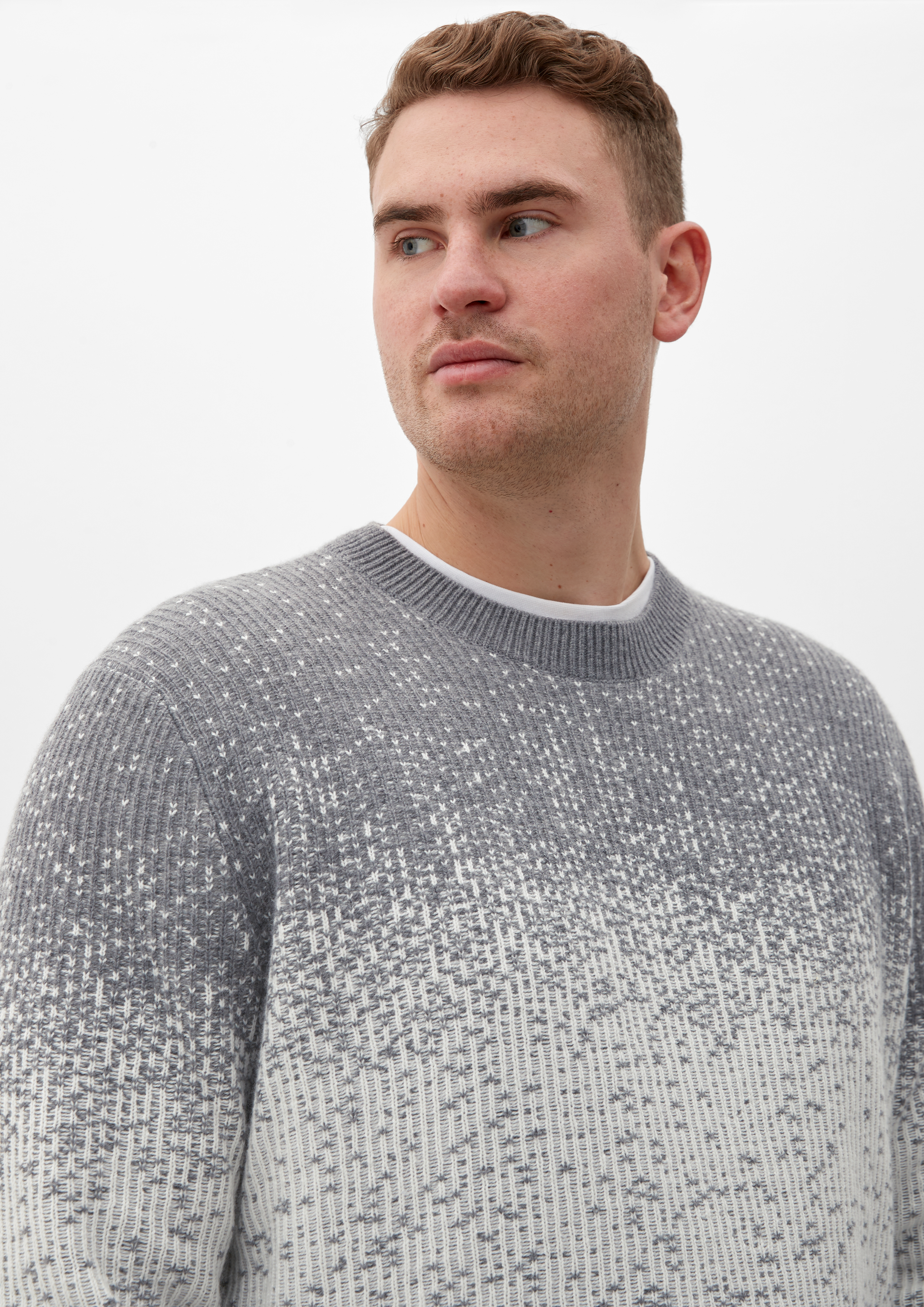 S.Oliver Strickpullover im Jacquard-Design