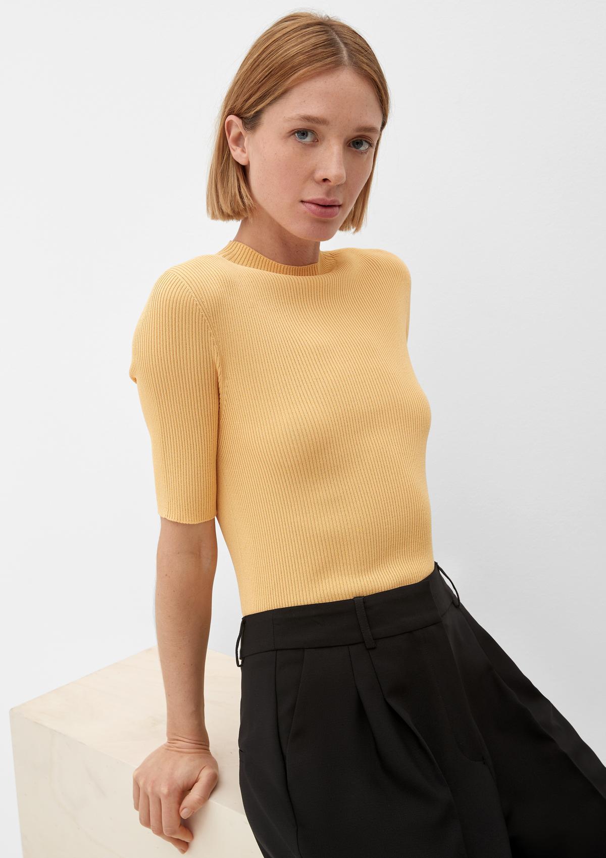 s.Oliver Knitted jumper with short sleeves
