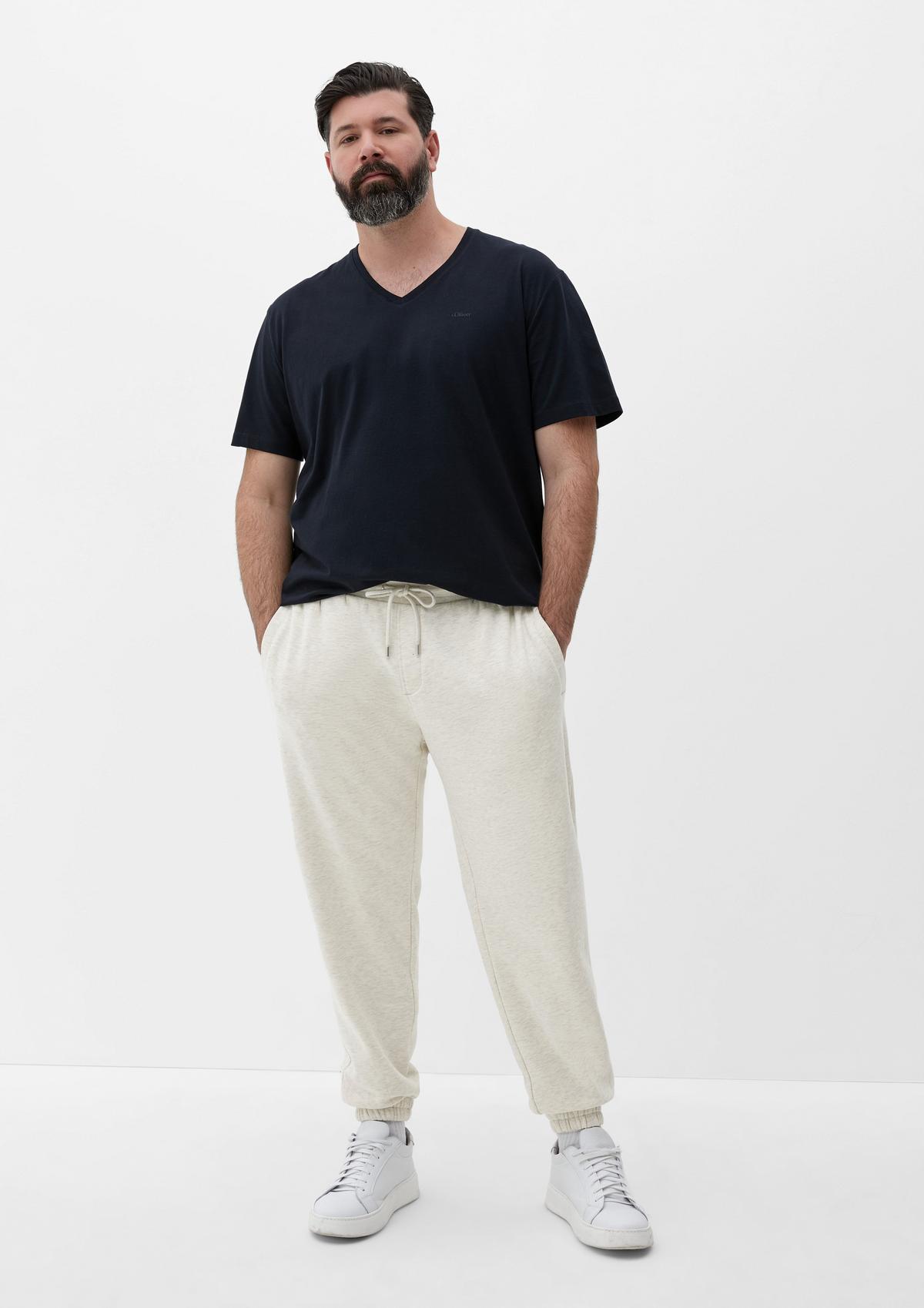s.Oliver Relaxed: športne hlače iz bombažne mešanice