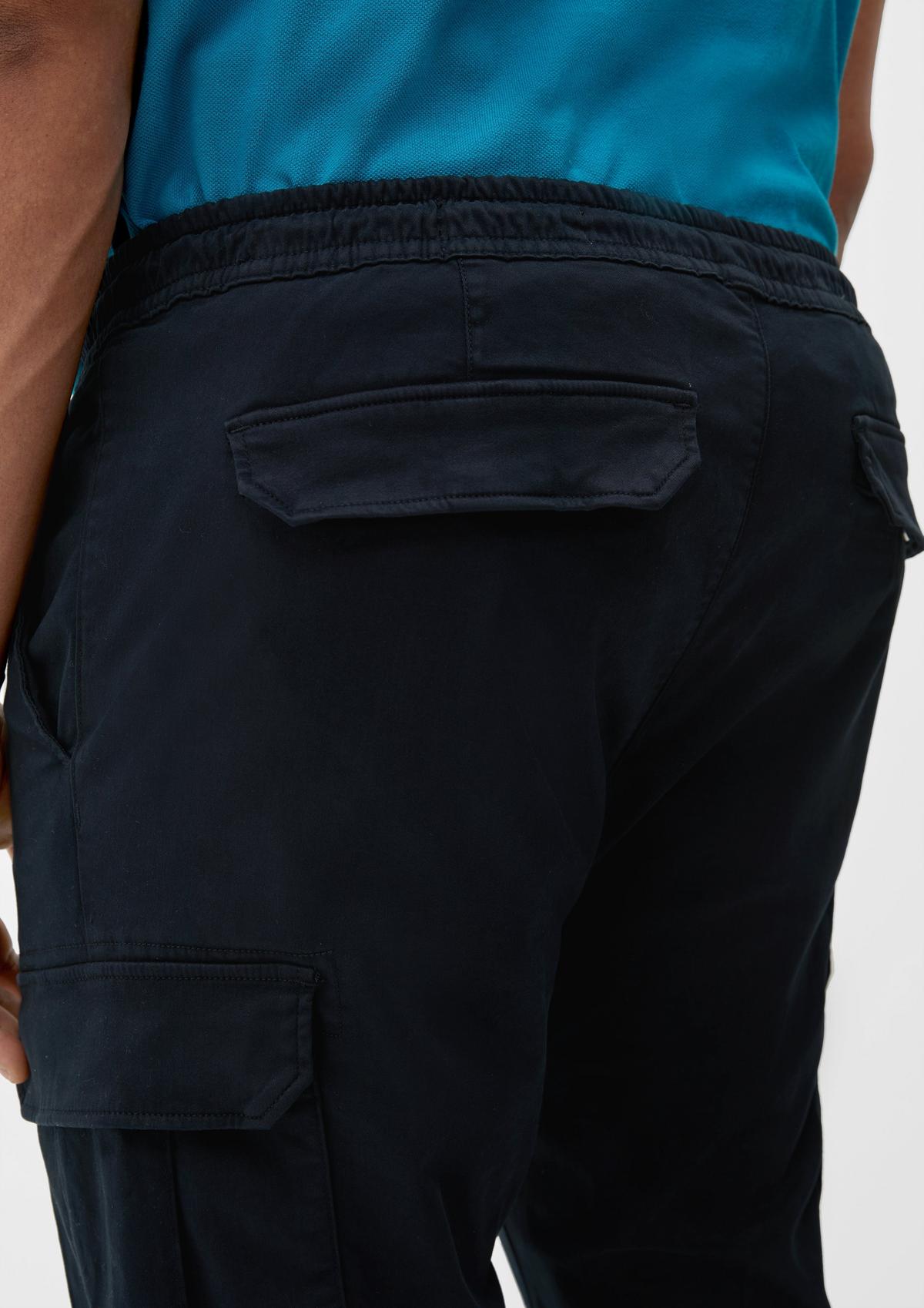 trousers cargo-style Relaxed navy fit: -