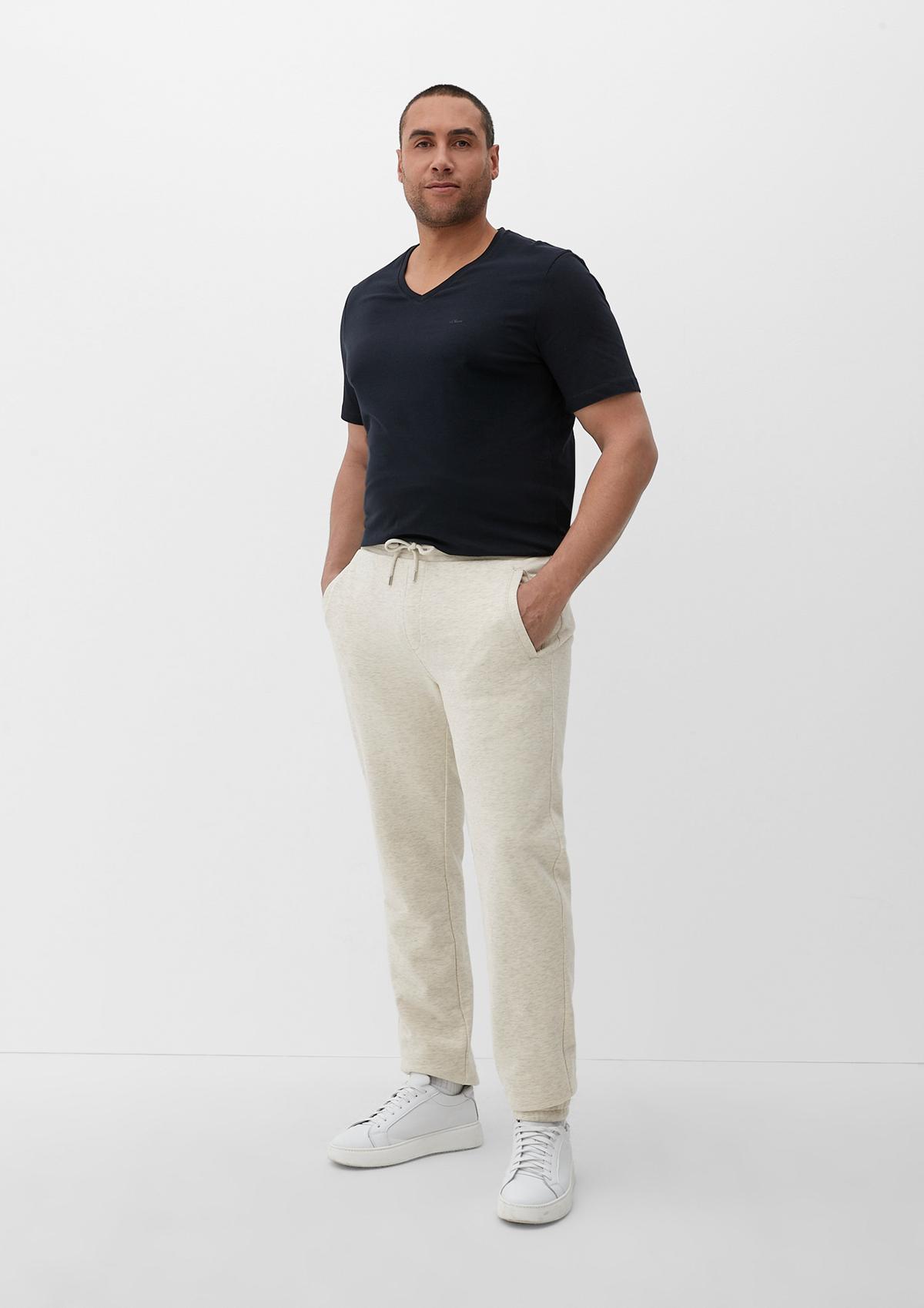 s.Oliver Regular: joggingové kalhoty ze směsi s bavlnou