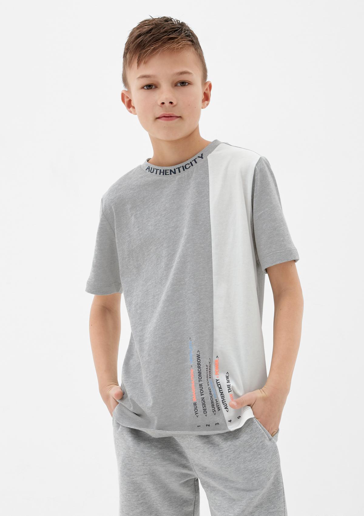 s.Oliver T-Shirt mit Intarsie