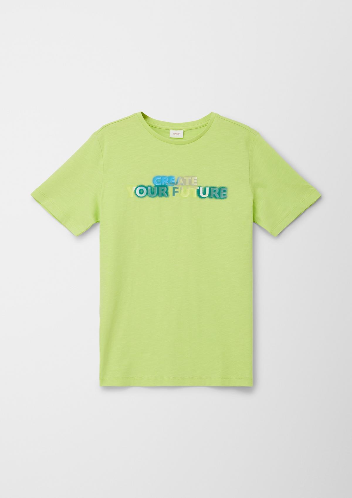 s.Oliver T-shirt animé d’une inscription imprimée