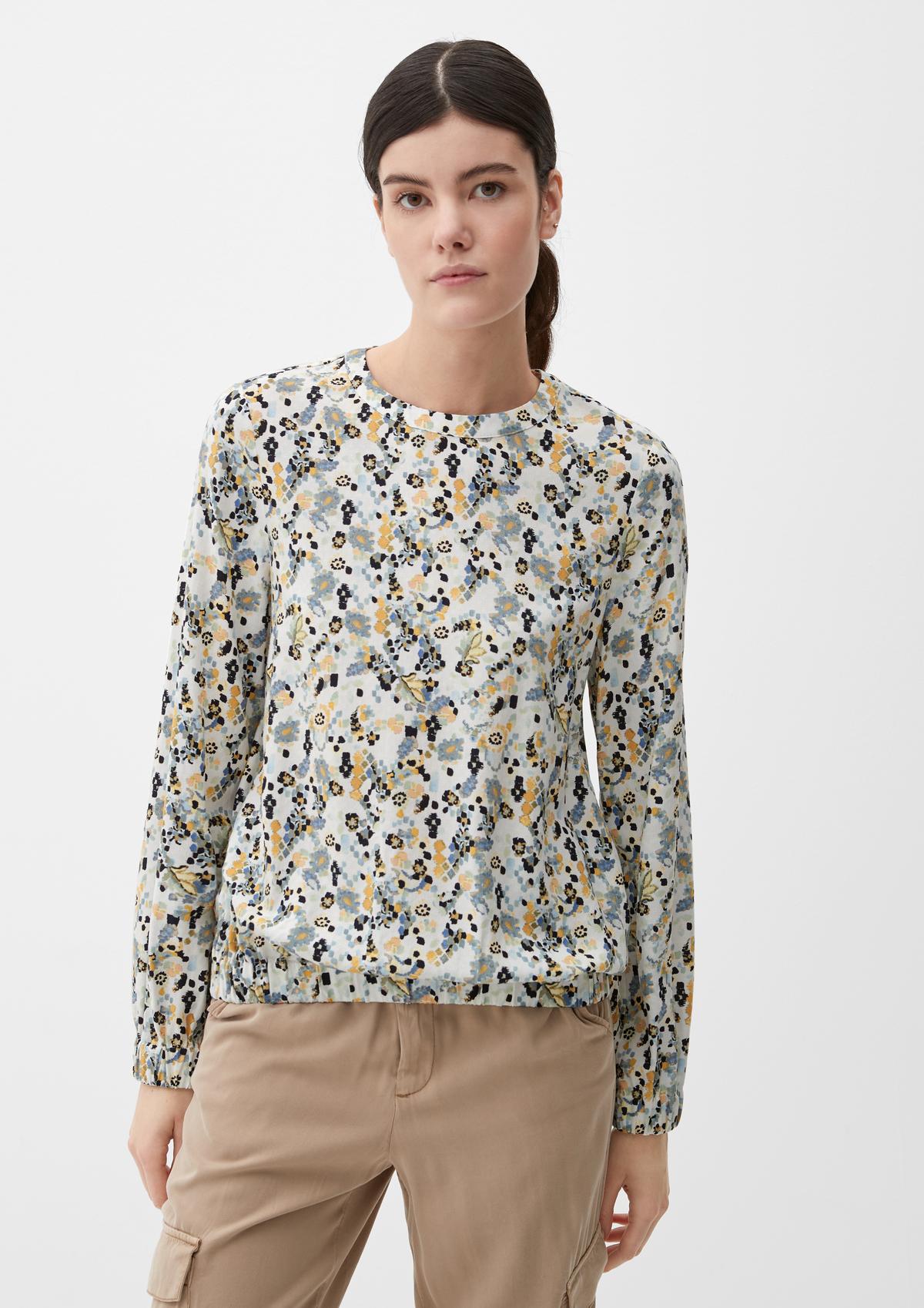 s.Oliver Blouse with a dobby texture