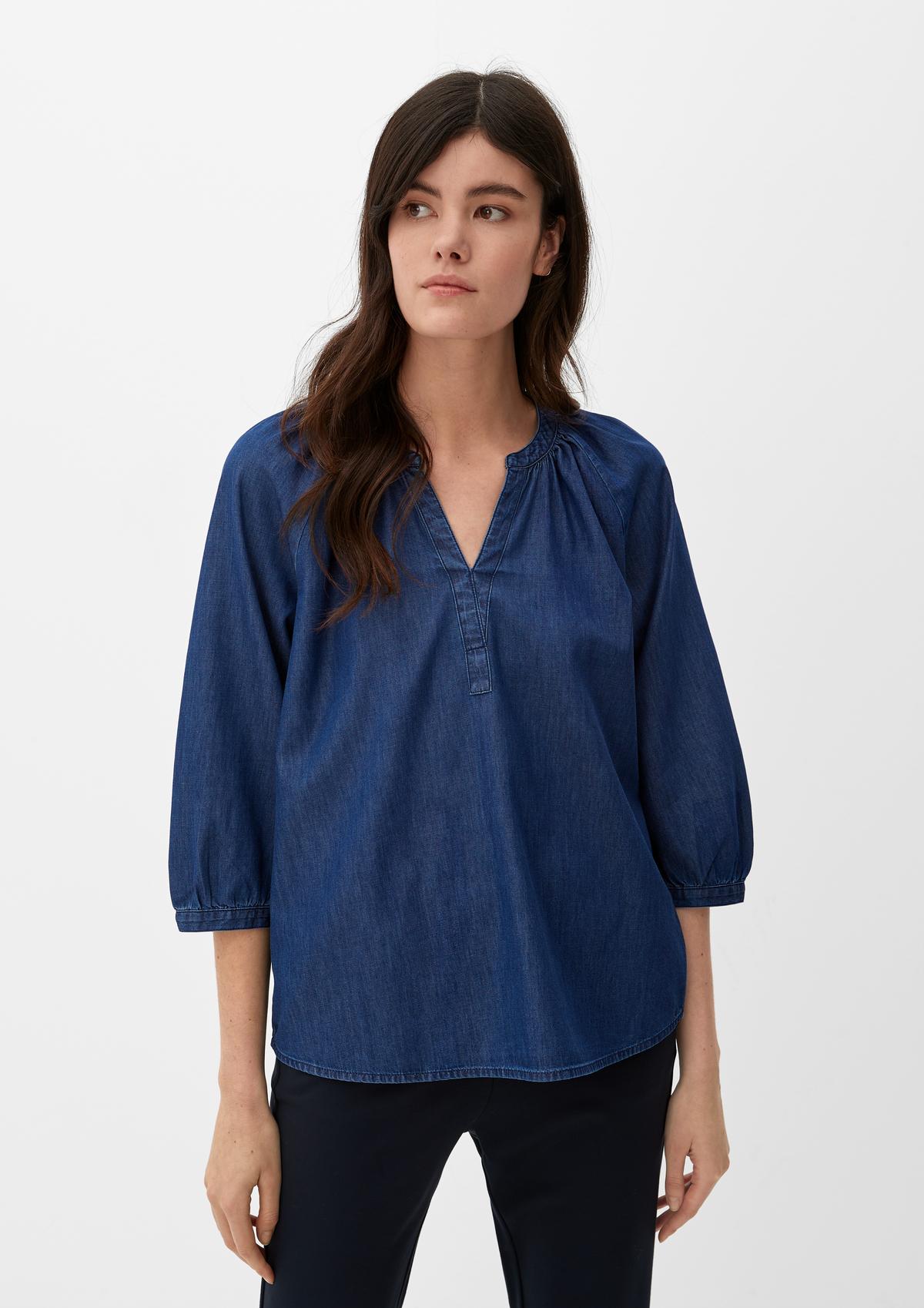s.Oliver Light denim blouse