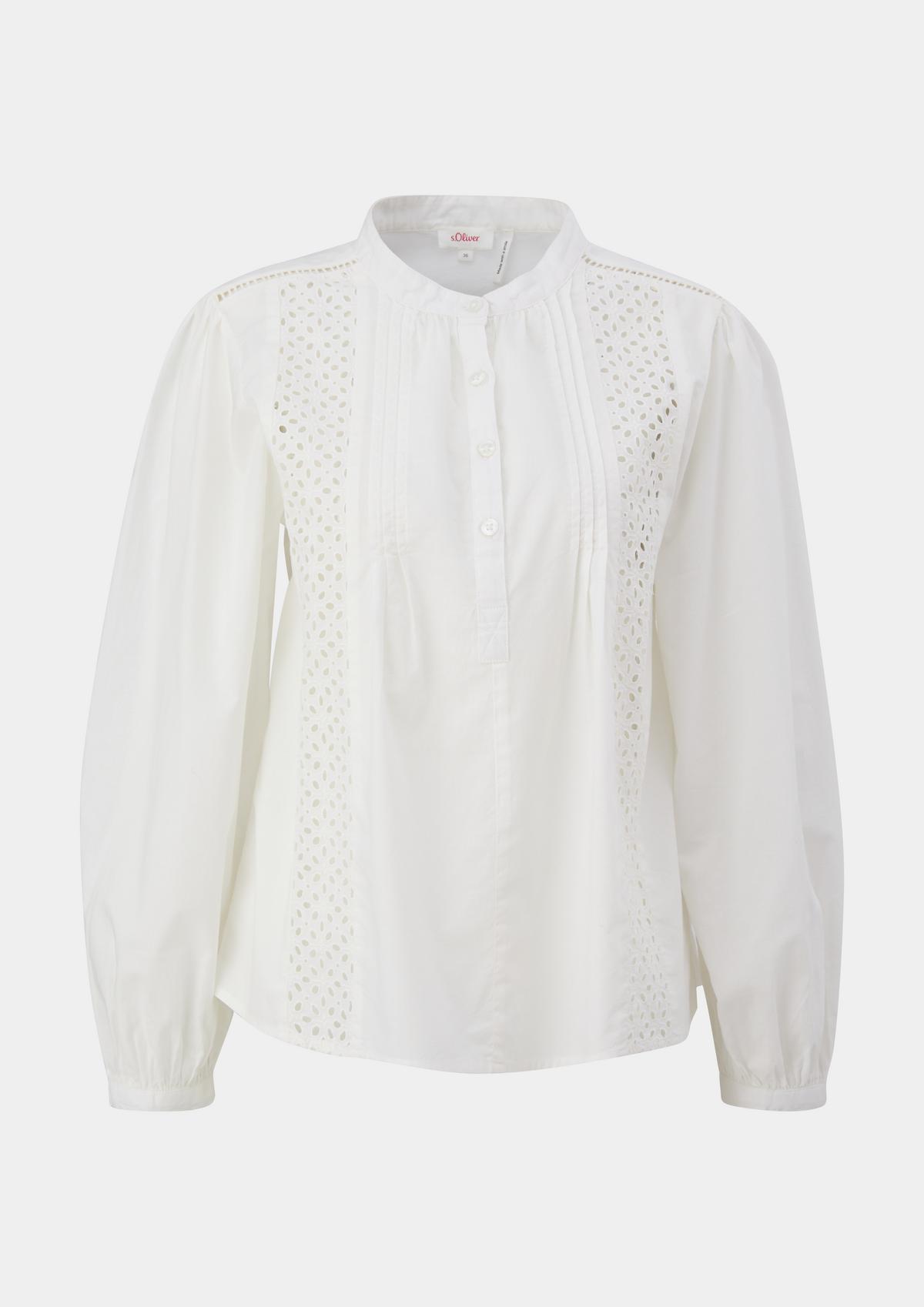 s.Oliver Chemisier à broderie anglaise