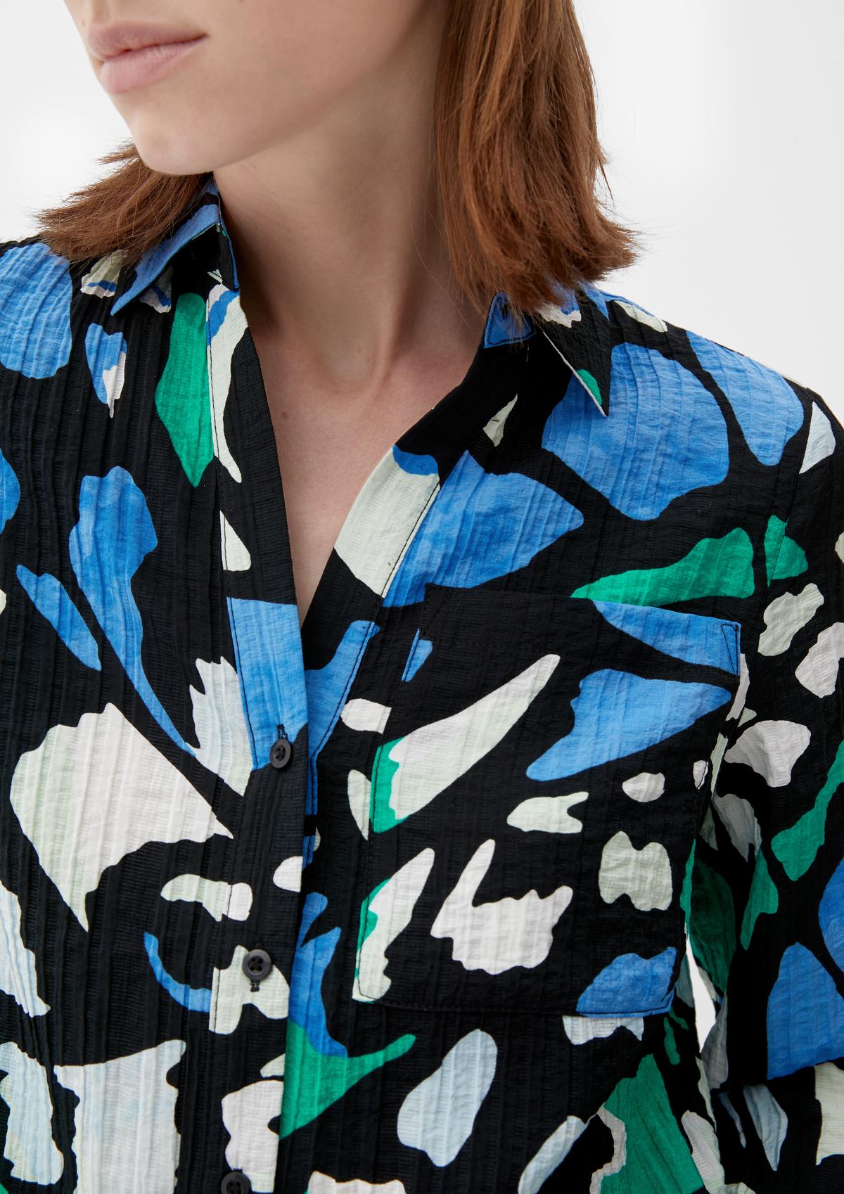 s.Oliver Long blouse in a viscose blend