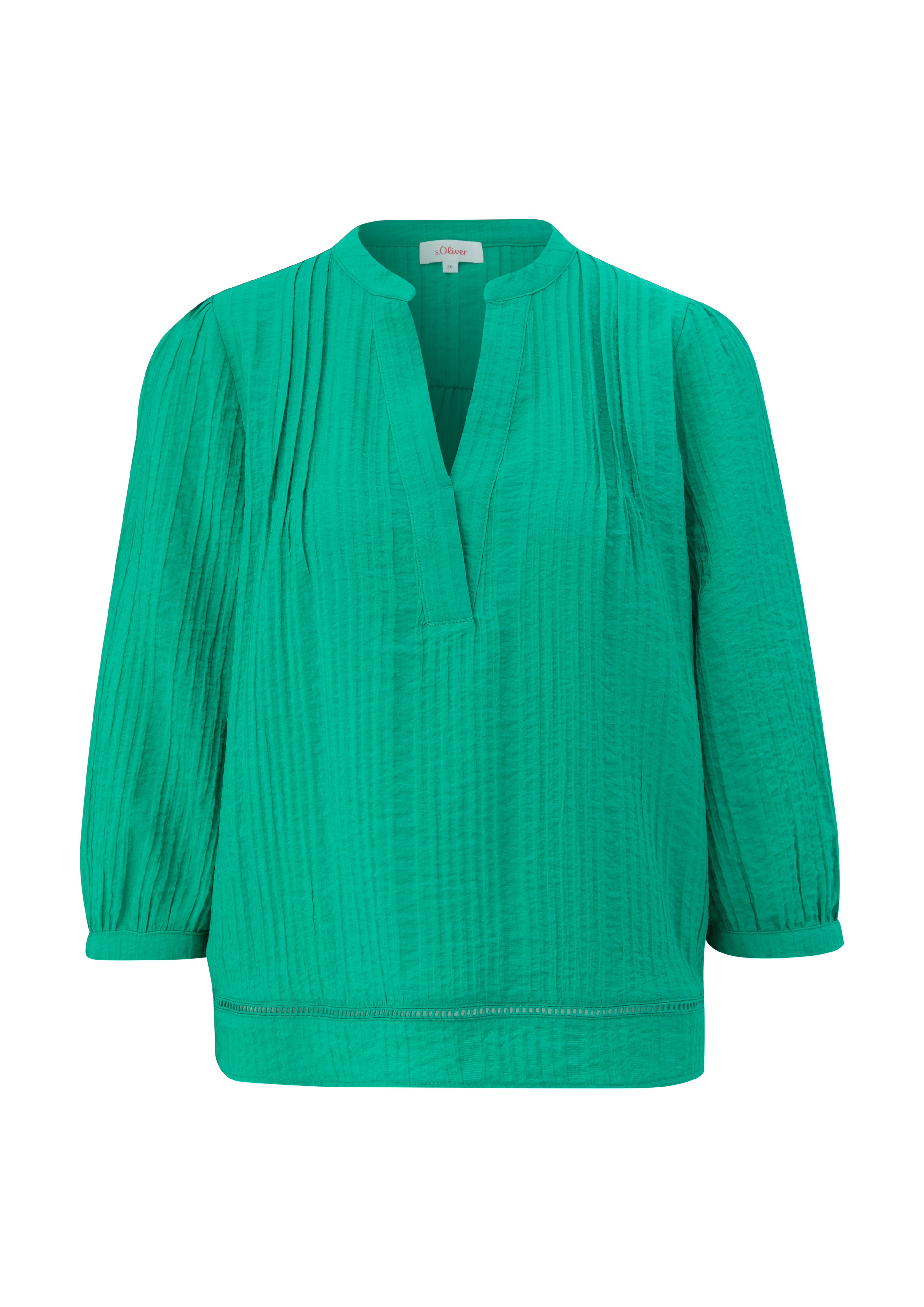 Thumbnail - s.Oliver - Bluse aus Viskosemix, Damen, grün