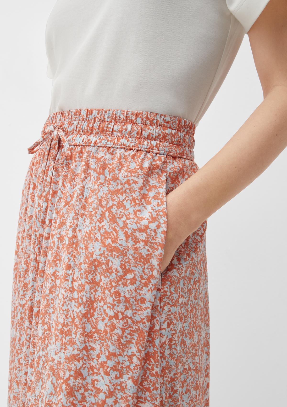 s.Oliver Midi skirt made of pure viscose