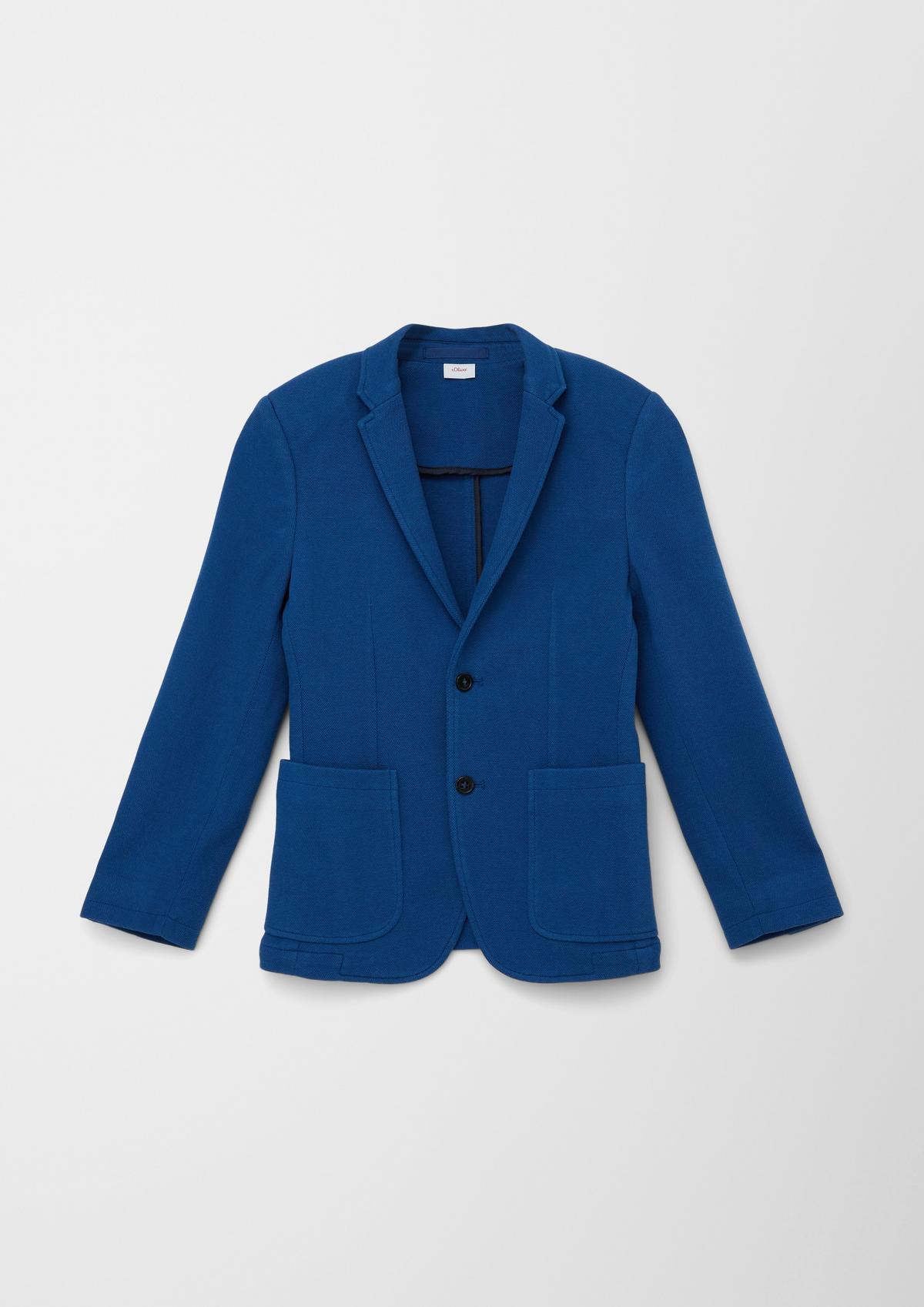 s.Oliver Regular fit: sports jacket with a textured pattern