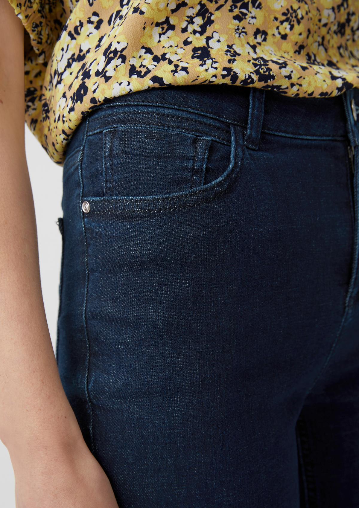 comma Skinny fit: jeans with frayed hems