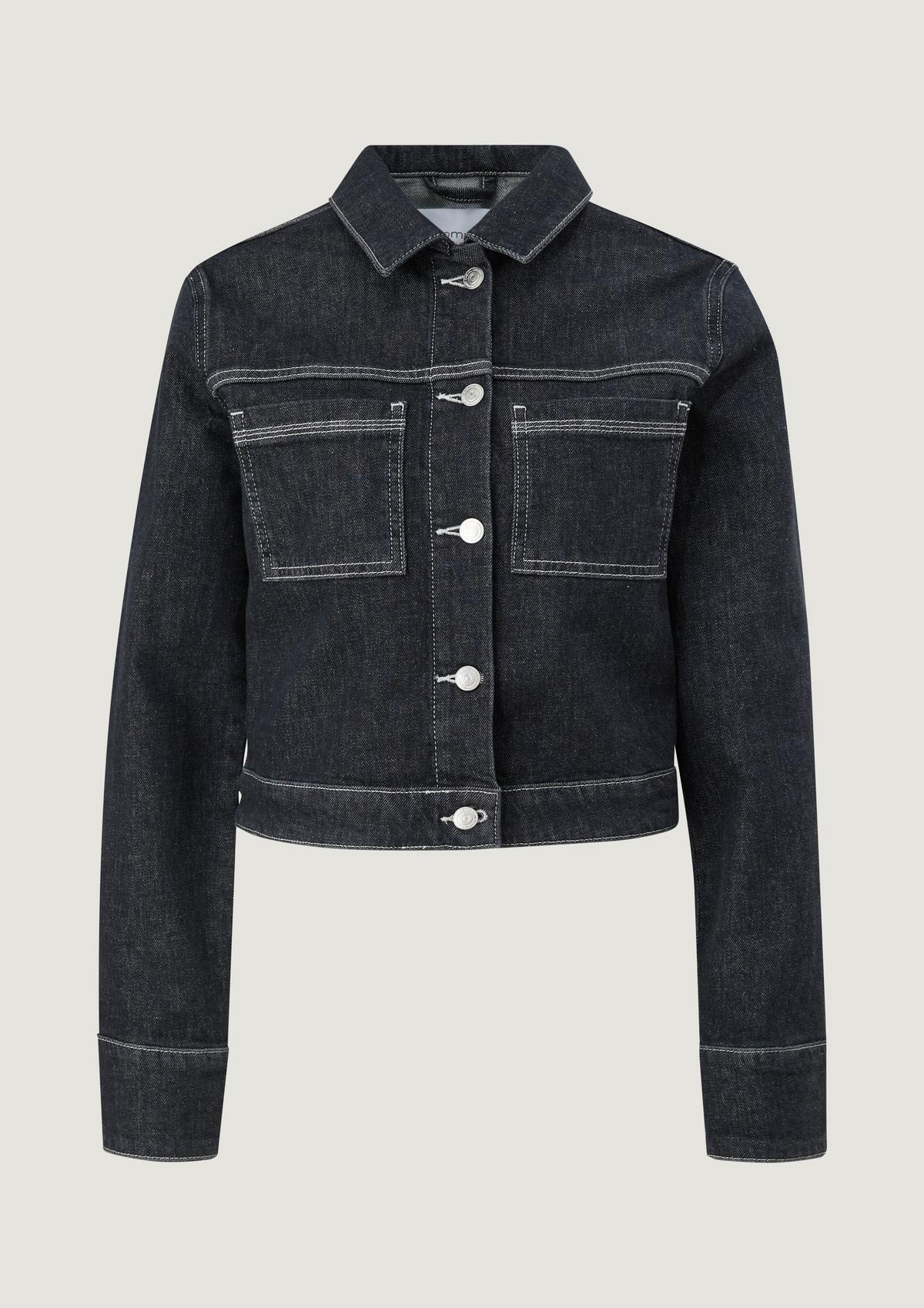 comma Denim jacket in a boxy fit