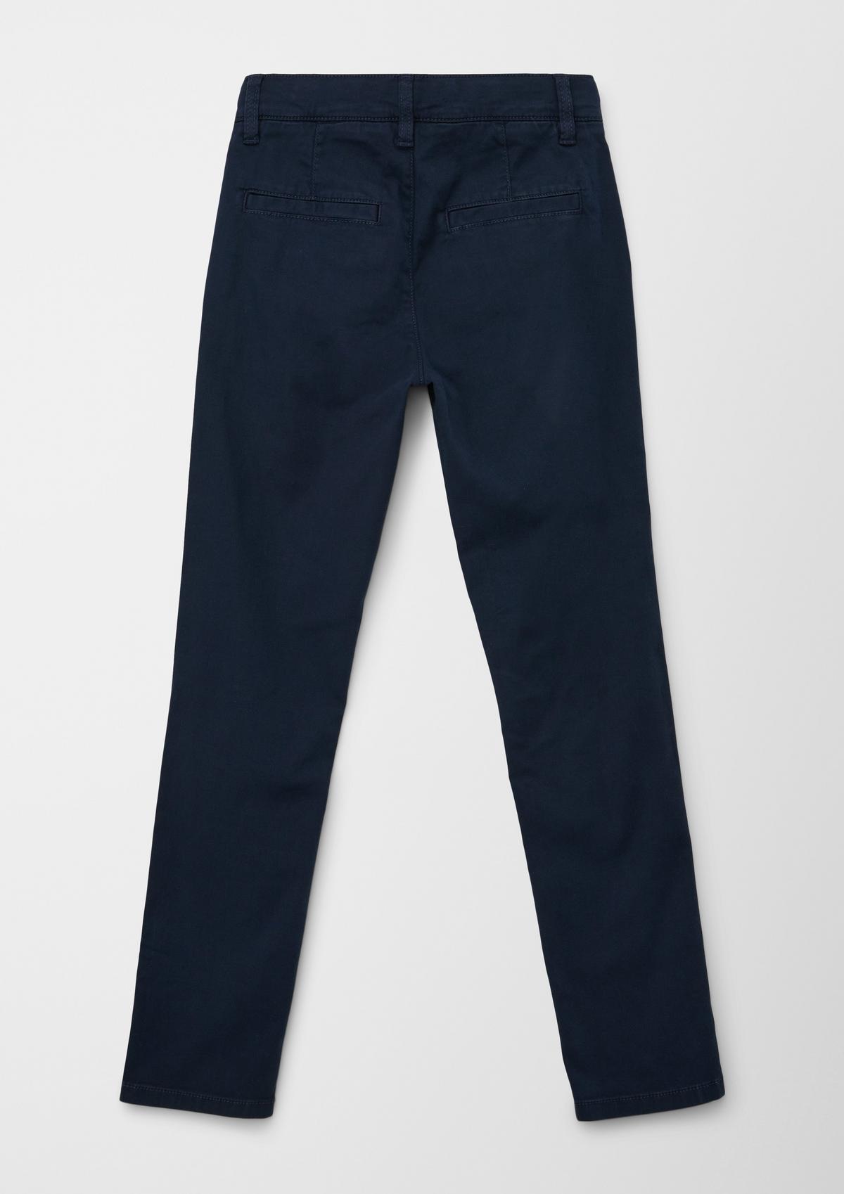 s.Oliver Slim fit: trousers with a dobby texture