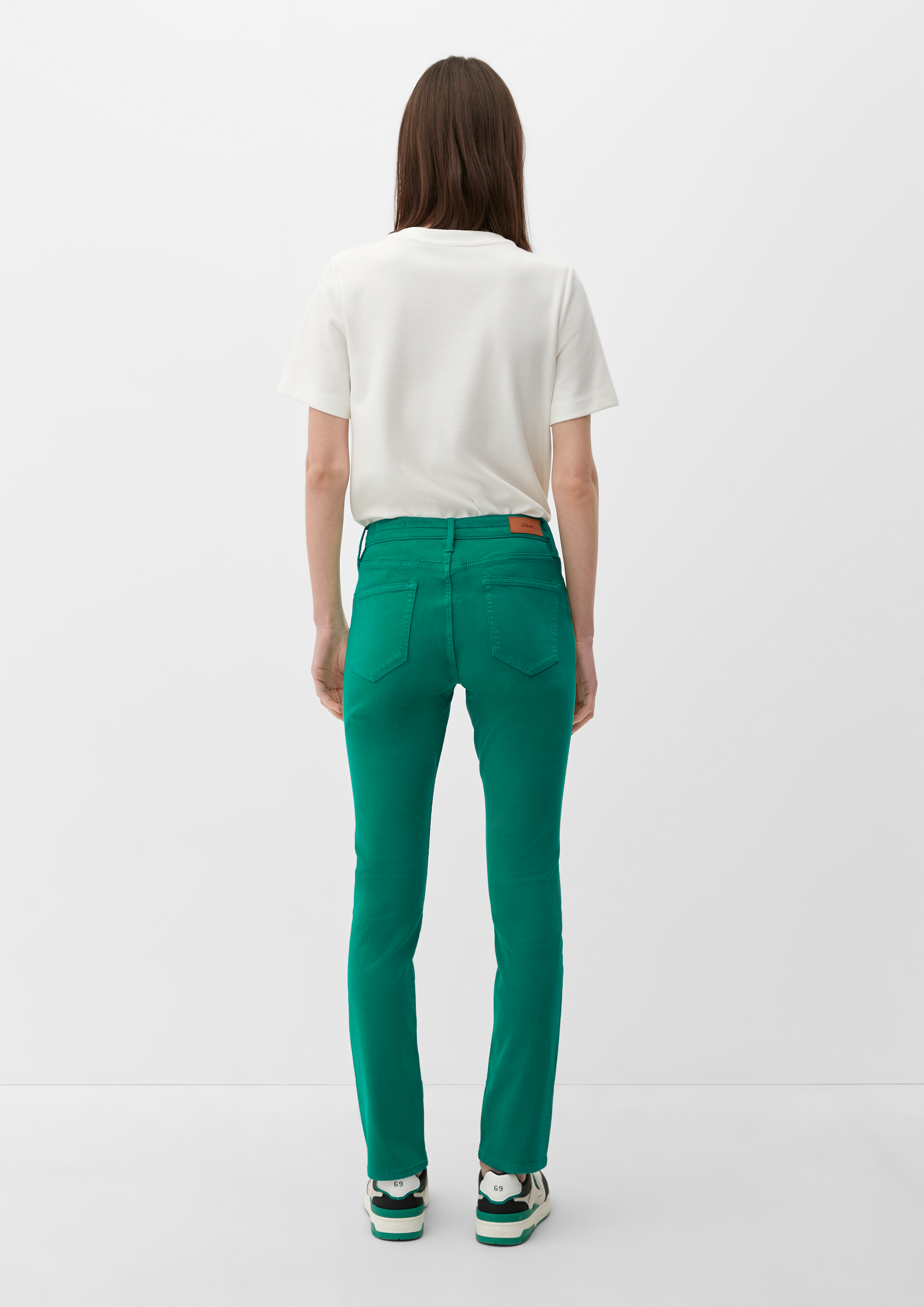Jeans Betsy / Slim Fit / Mid Rise / Slim Leg - weiß | s.Oliver