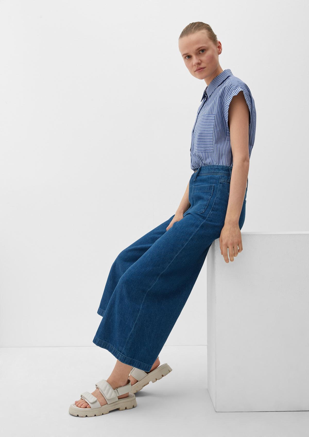 Suri jeans / regular fit / high rise / wide leg - light blue | s 