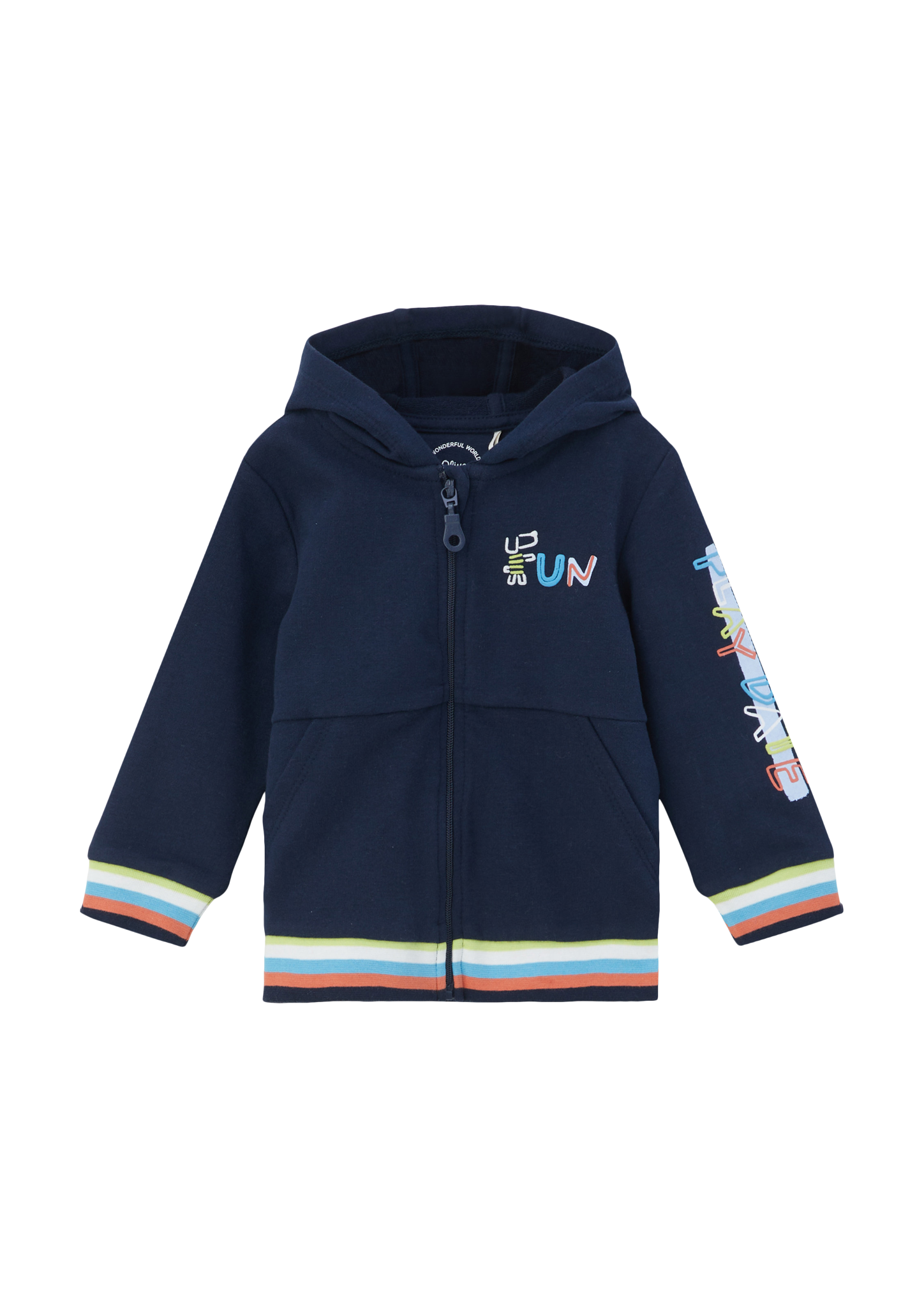 s.Oliver - Sweatjacke mit Kapuze, Babys, blau