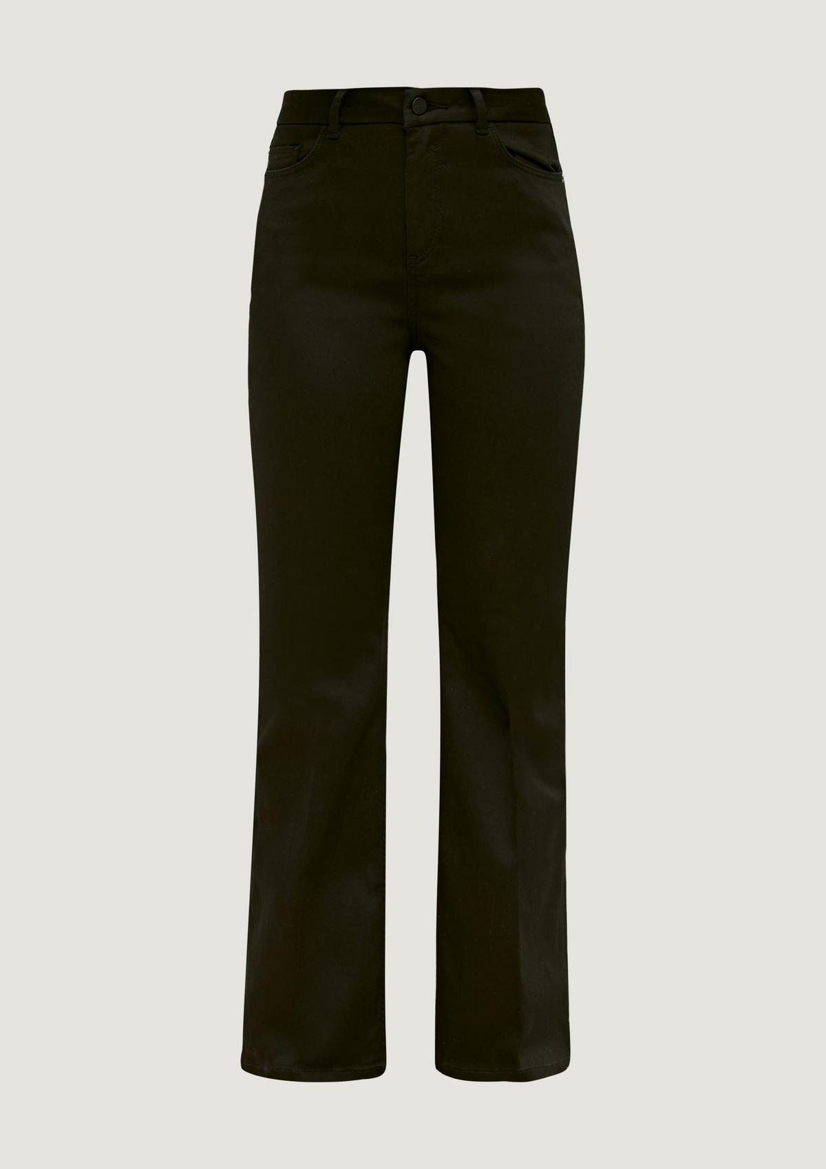 comma Loose fit: flared trousers