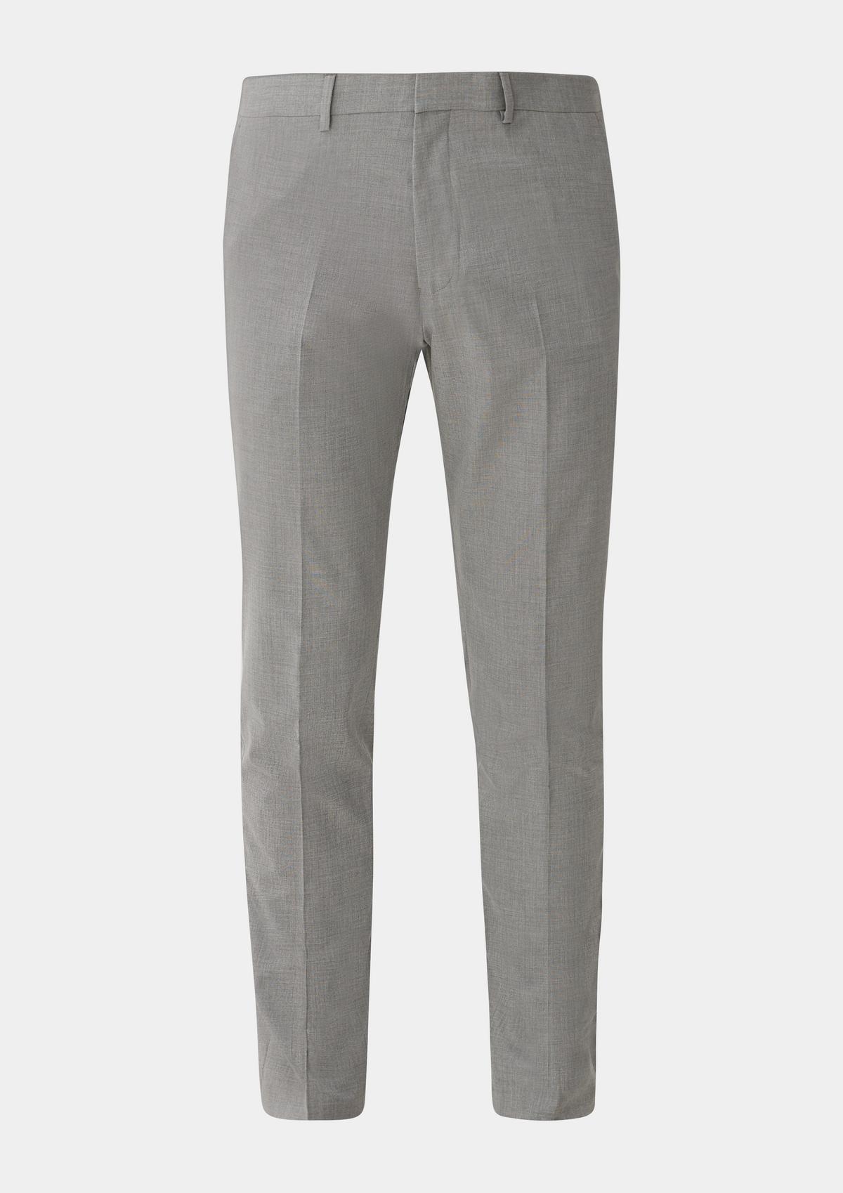 Selected Homme slim fit tapered smart pants in gray melange