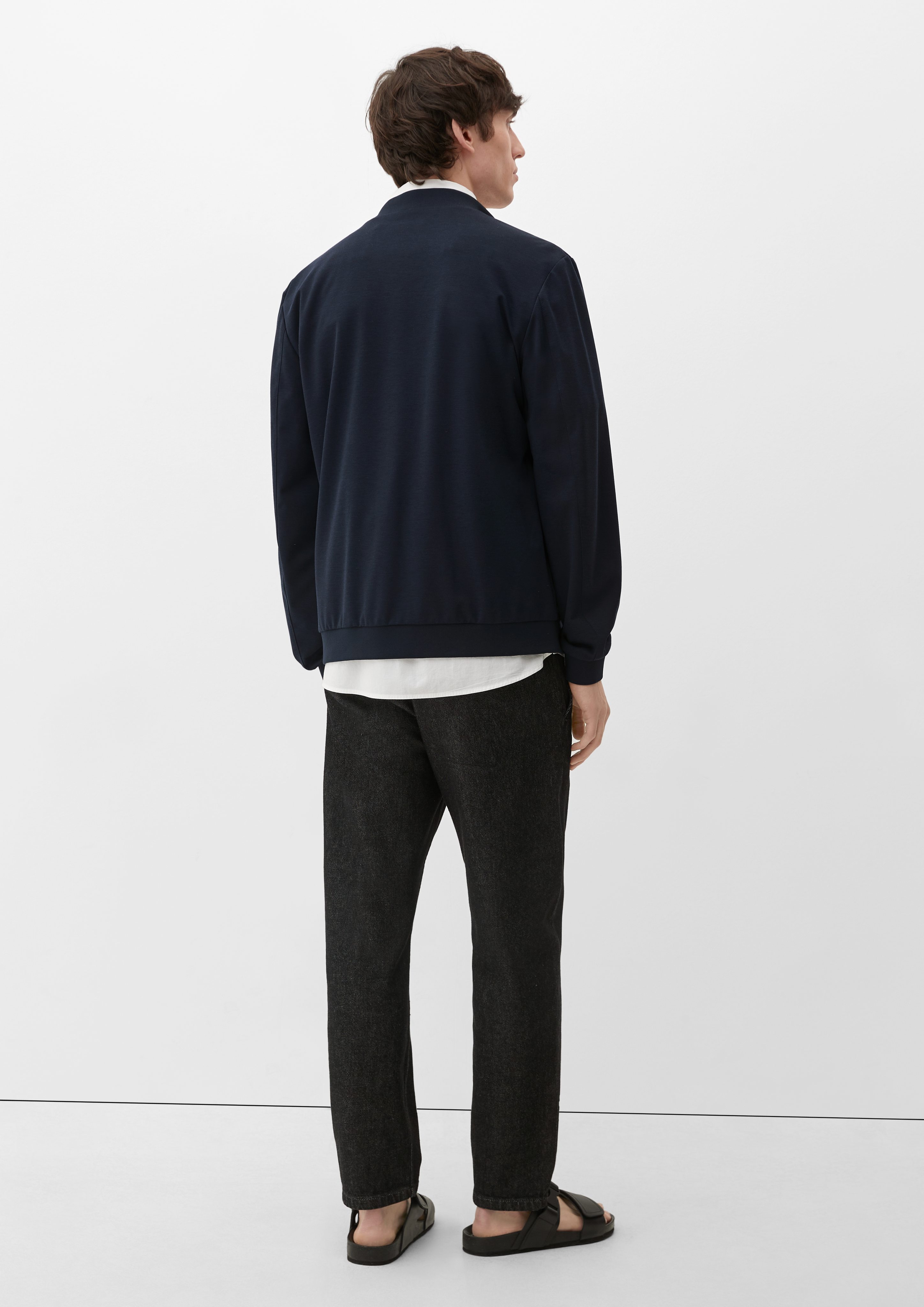 s.O JOGG: Bomberjacke aus Stretch-Jersey - navy | s.Oliver
