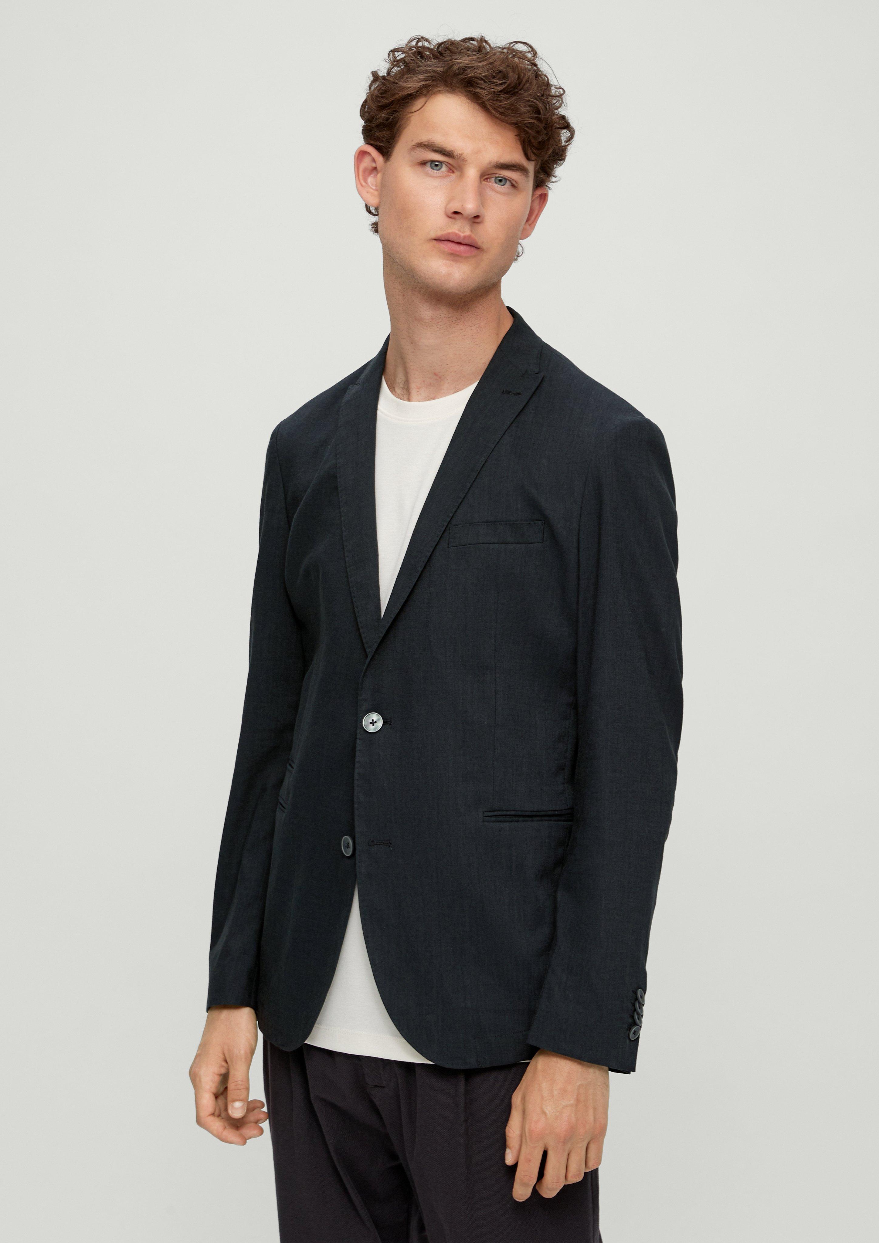 Tailored jacket black s.Oliver