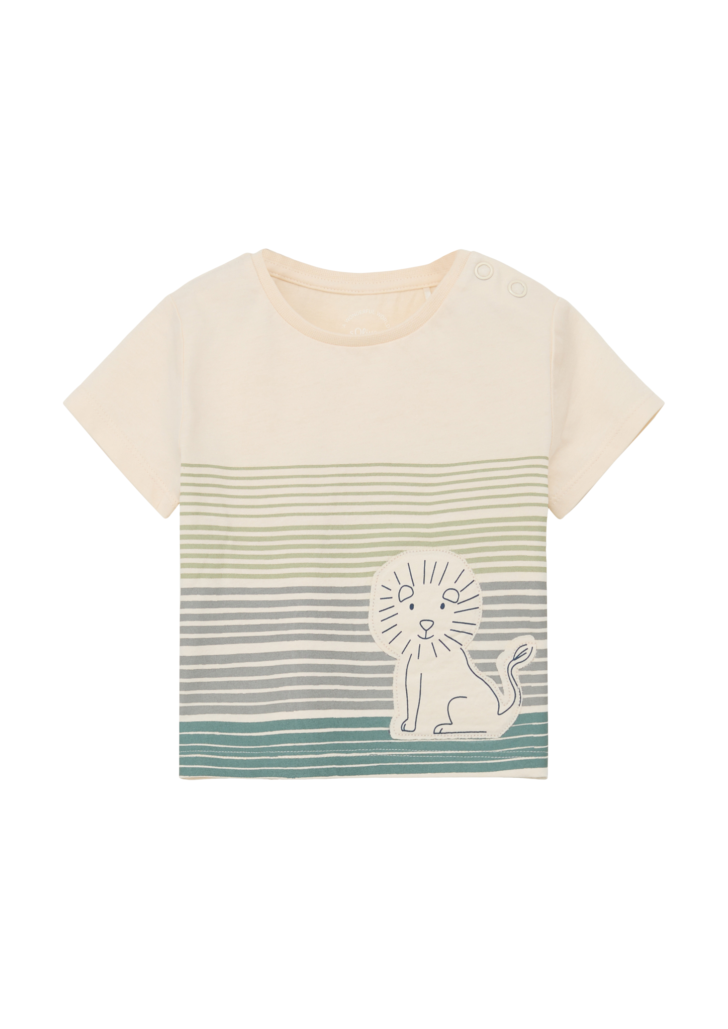 s.Oliver - Baumwollshirt mit Applikation, Babys, Beige