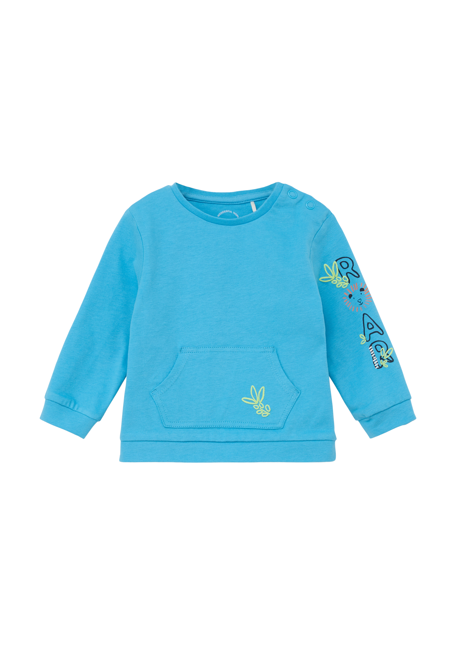 s.Oliver - Longsleeve mit Kängurutasche, Babys, türkis