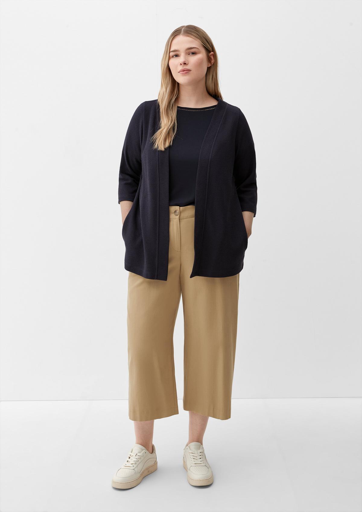 Culottes with an elasticated waistband