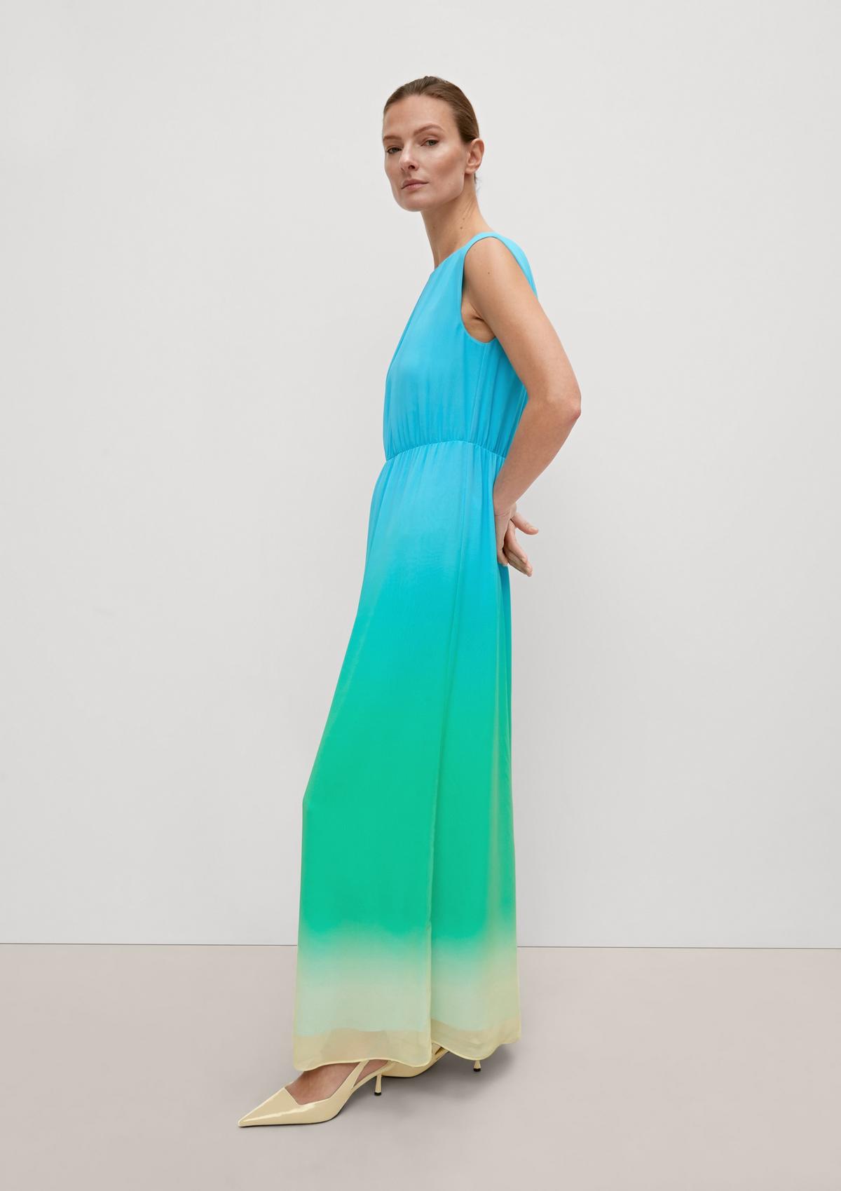 comma Chiffon-Kleid mit Farbverlauf