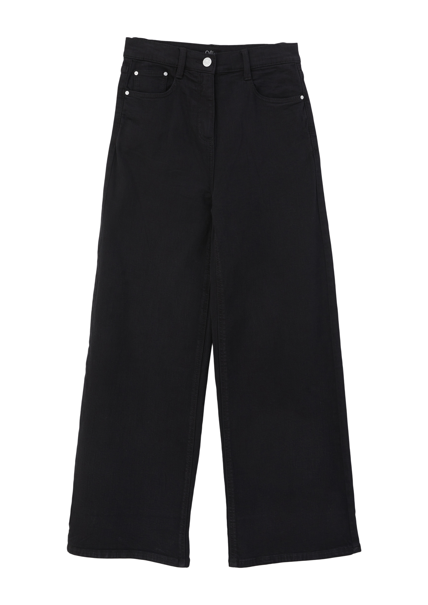 s.Oliver - Jeans / Loose Fit / Super High Rise / Wide Leg, Mädchen, schwarz