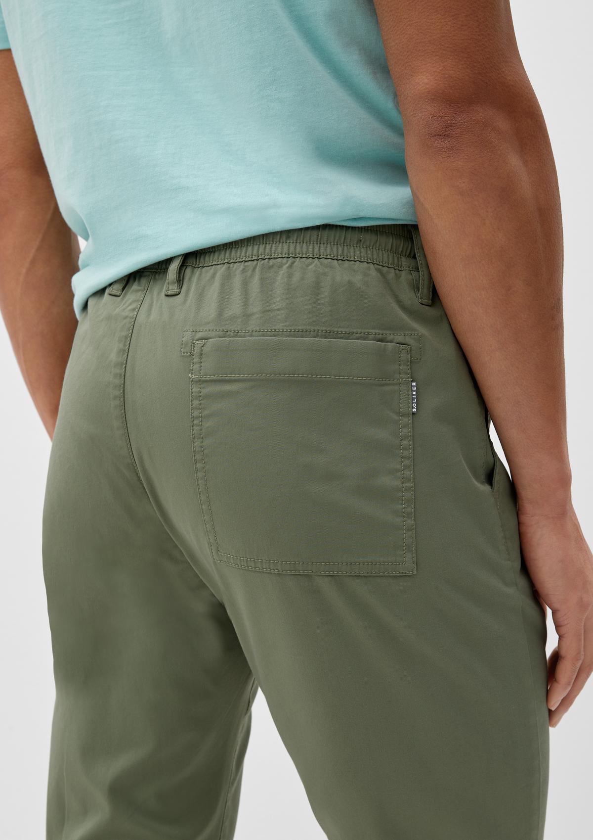 s.Oliver Regular : pantalon à ceinture élastique