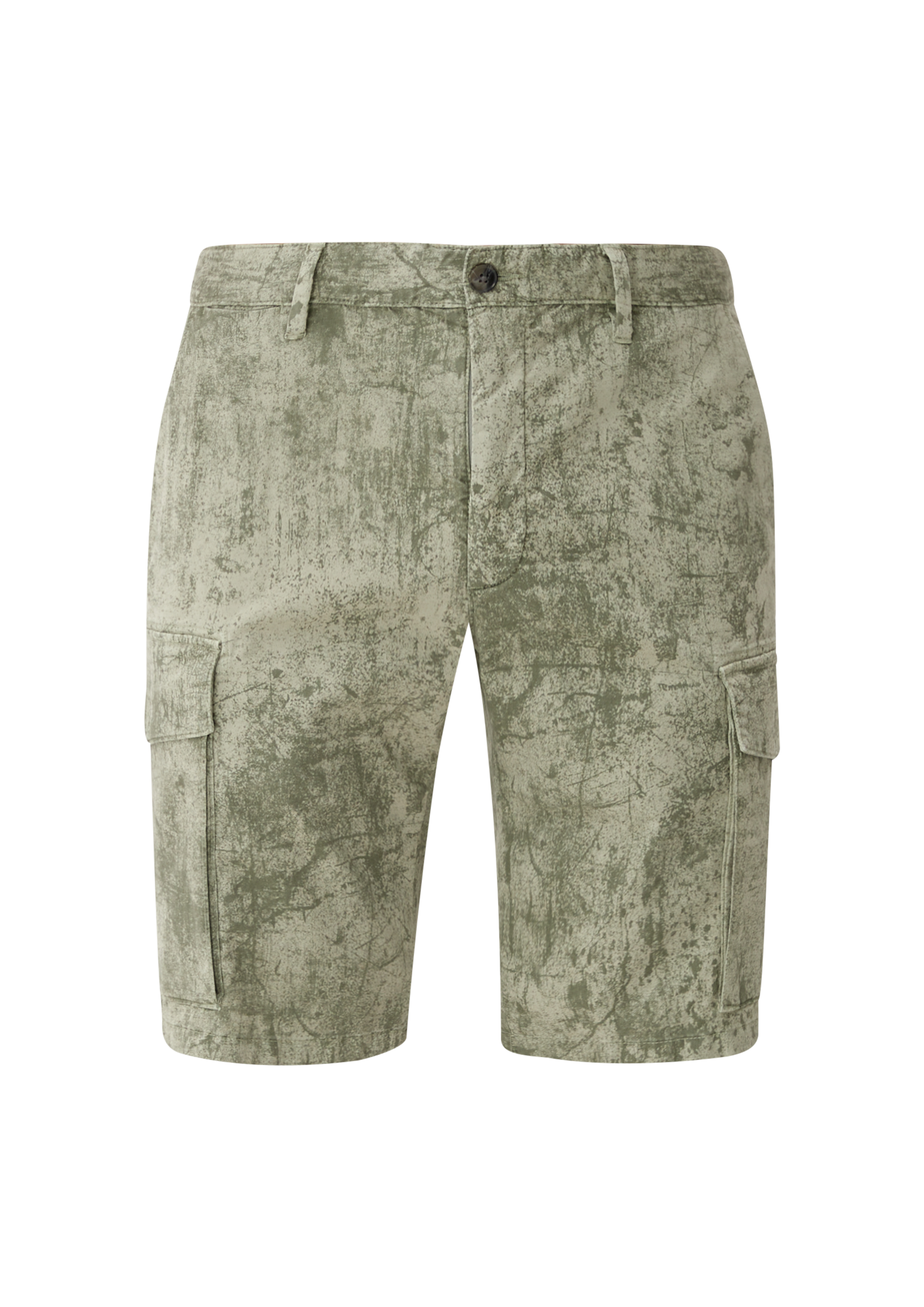 s.Oliver - Regular: Bermuda im Cargo-Style, Herren, Grün