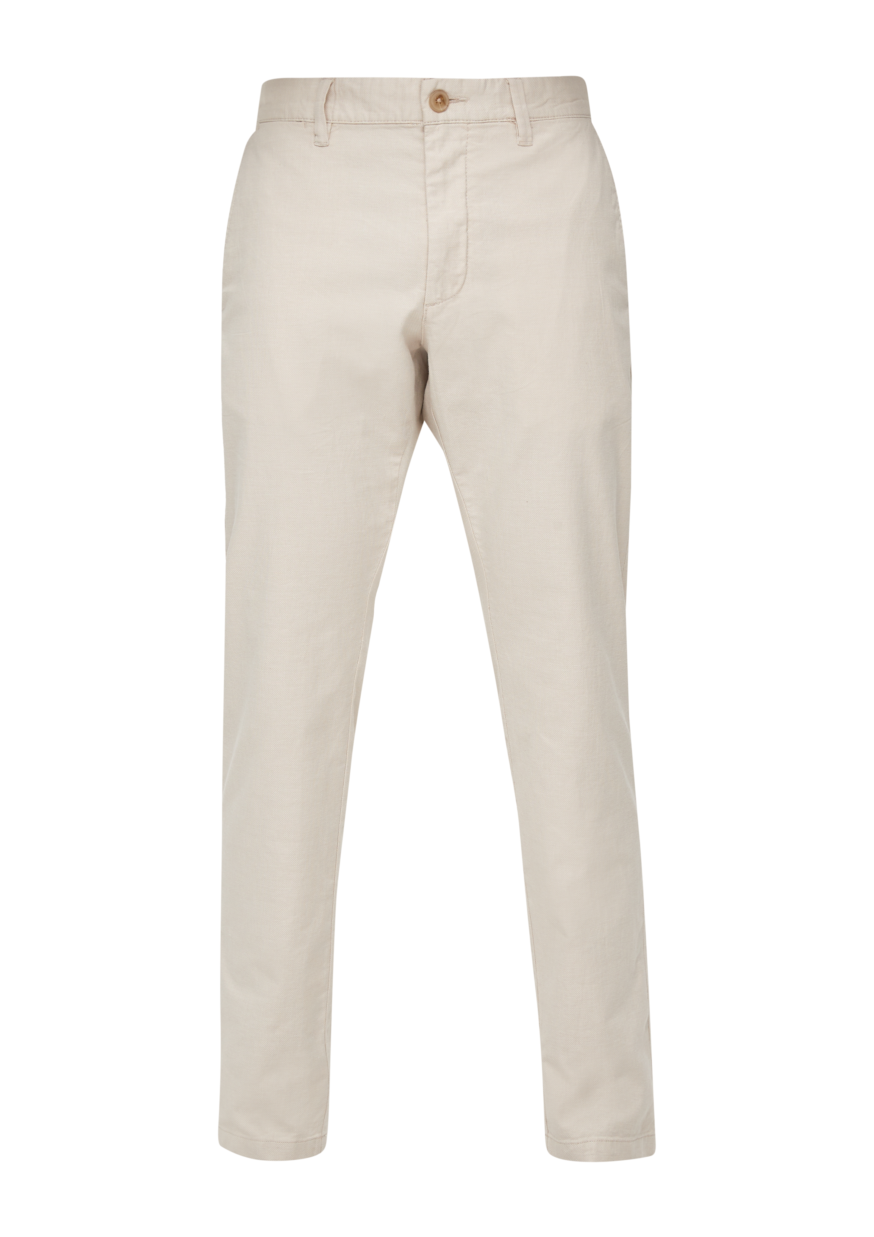 s.Oliver - Regular: Hose mit Webstruktur, Herren, Beige