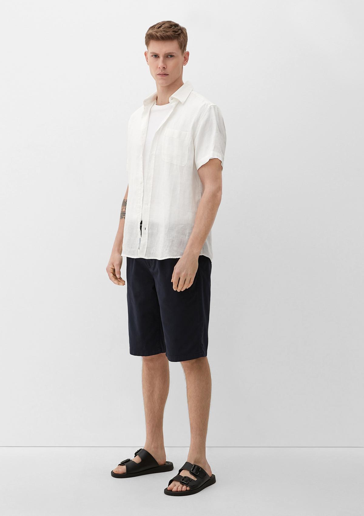 Relaxed Fit Cotton Bermuda Shorts