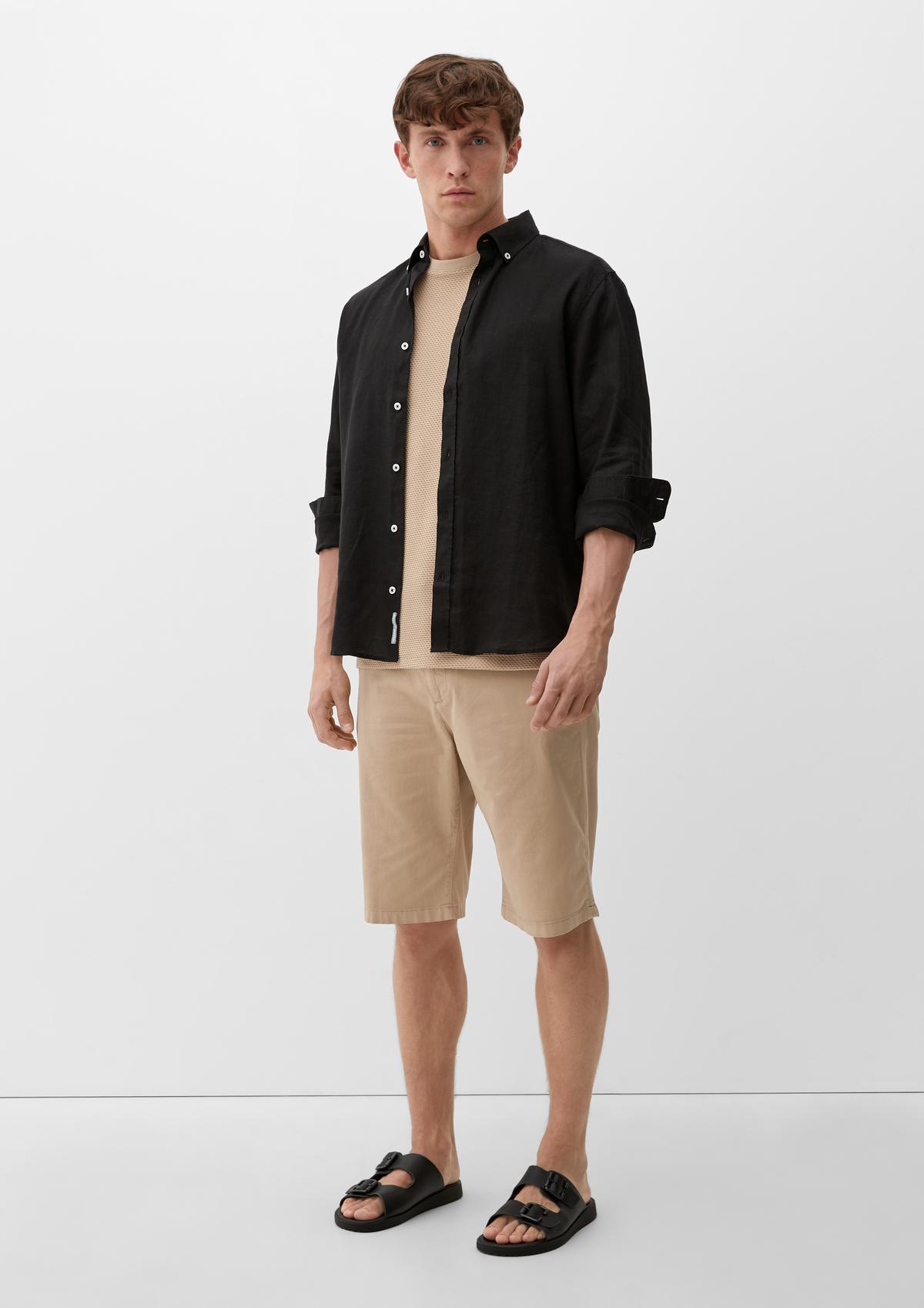 Relaxed fit: Bermudas olive pockets - cargo with