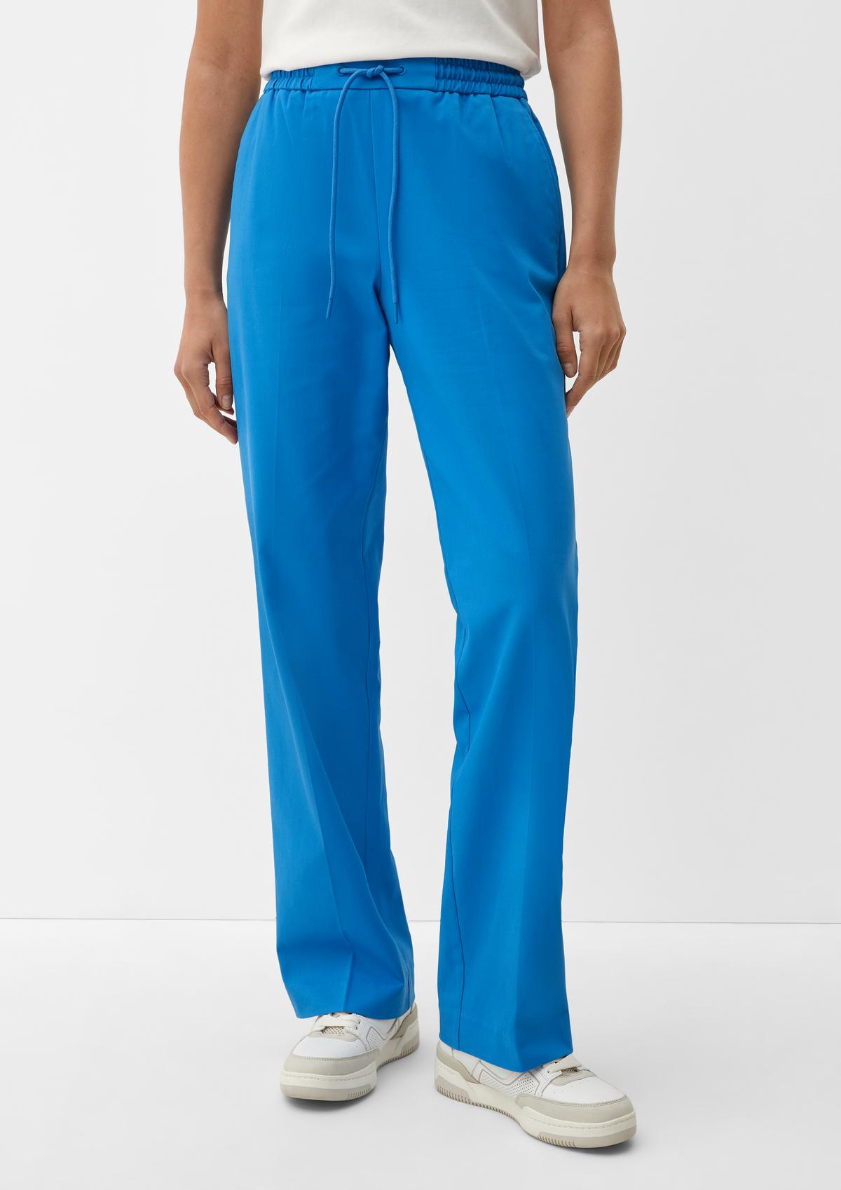 s.Oliver Loose fit: trousers with an elasticated waistband