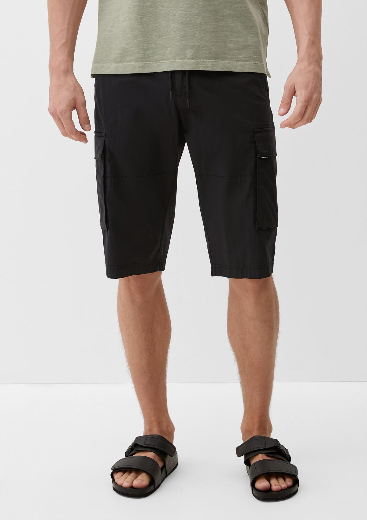 s.Oliver Relaxed: Shorts mit Tunnelzug